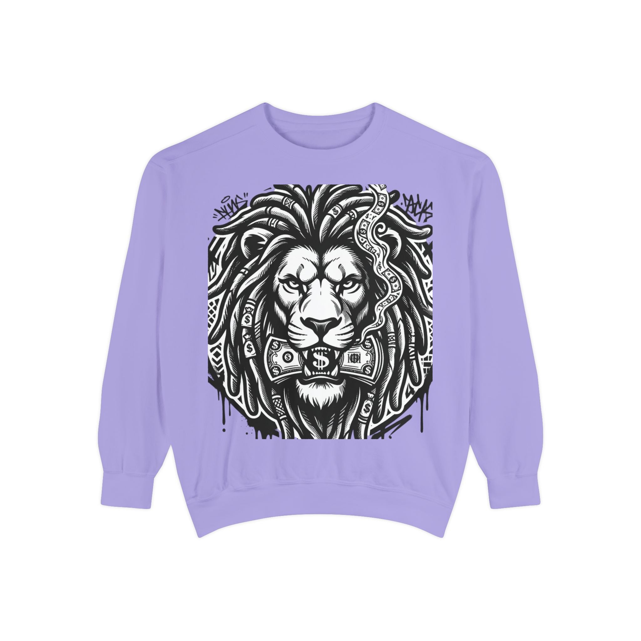 SPVNN Graffiti Lion Crewneck — Built Different Sweatshirt