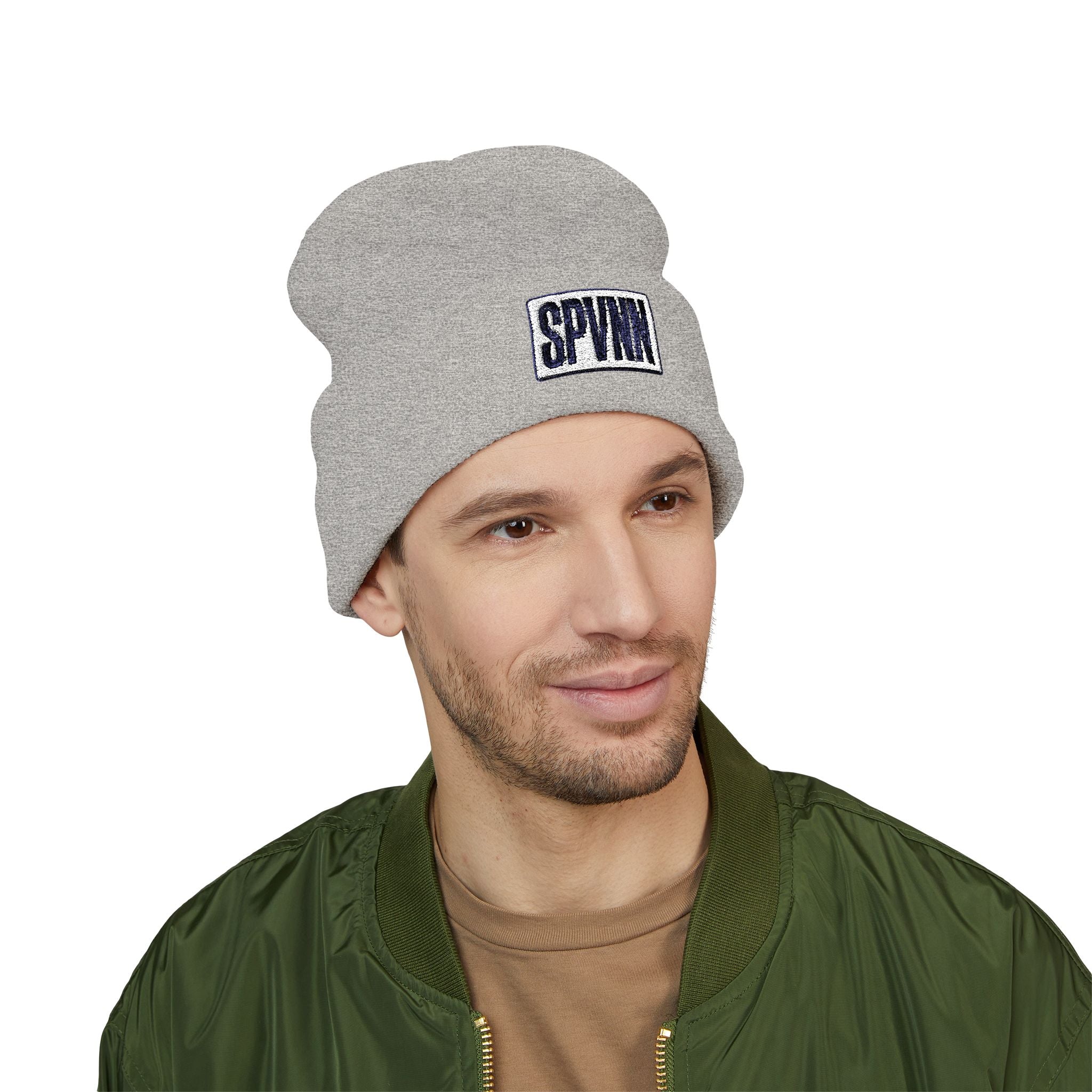SPVNN Classic Cuffed Beanie — Embroidered Logo Knit Hat