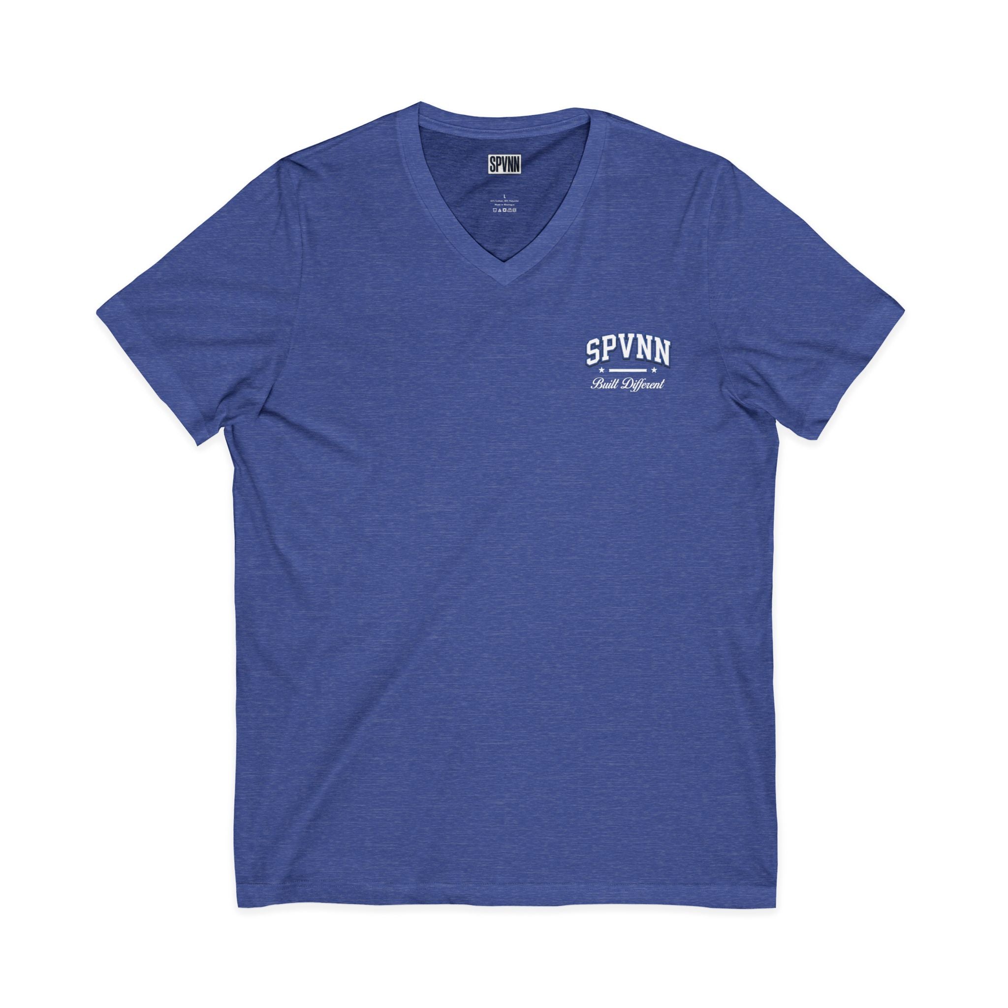 V-Neck Tee - "Self-Made Millionaire" Motivational
