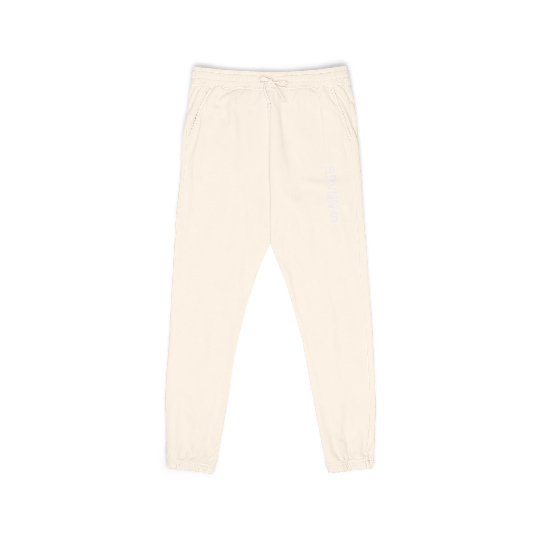 SPVNN Garment-Dyed Fleece Sweatpants — 'Survival of' Side Print