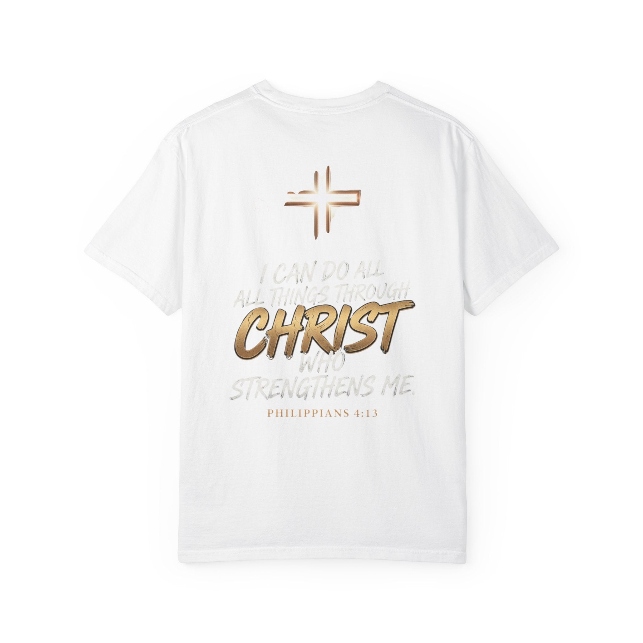 Christian 'Overcome' Graphic T-Shirt — Philippians Faith Tee