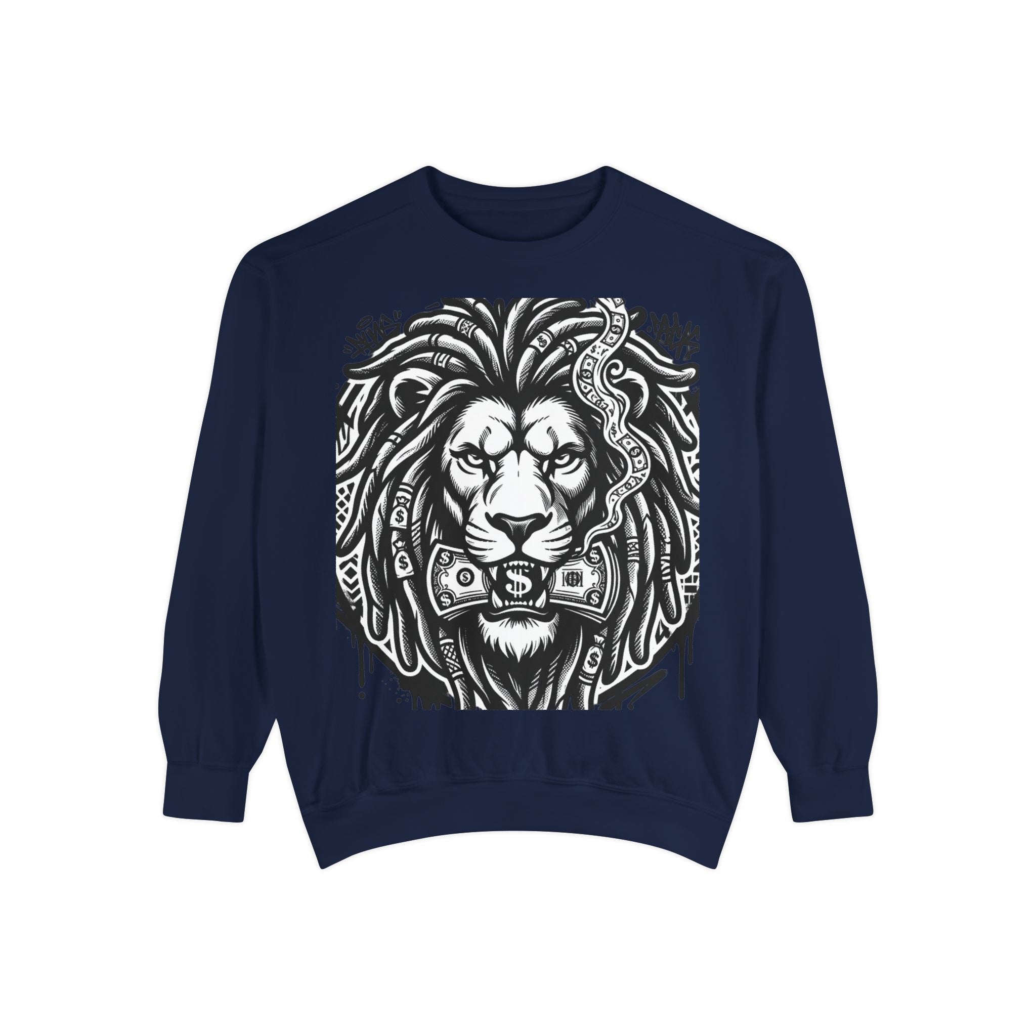 SPVNN Graffiti Lion Crewneck — Built Different Sweatshirt