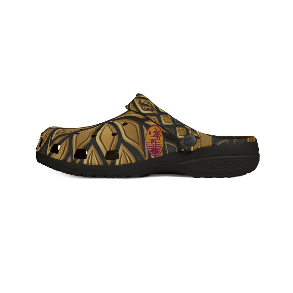 SPVNN Gold Mandala Clog — Comfortable EVA Foam Slip-On Shoes