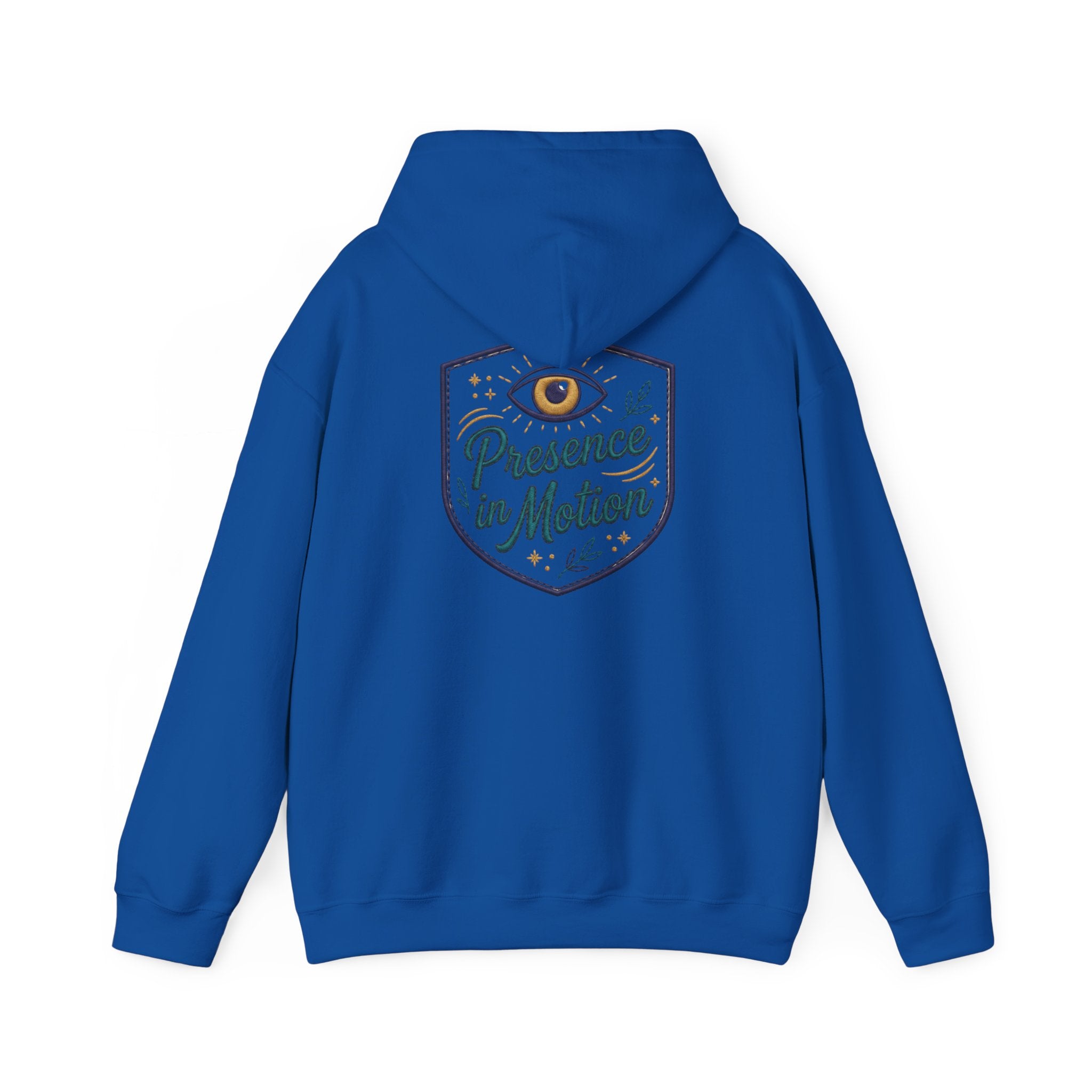 Presence in Motion Hoodie - Minimal Monogram Pullover
