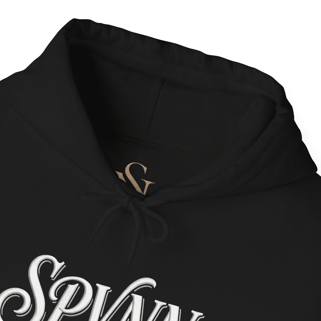 Presence in Motion Hoodie - Minimal Monogram Pullover
