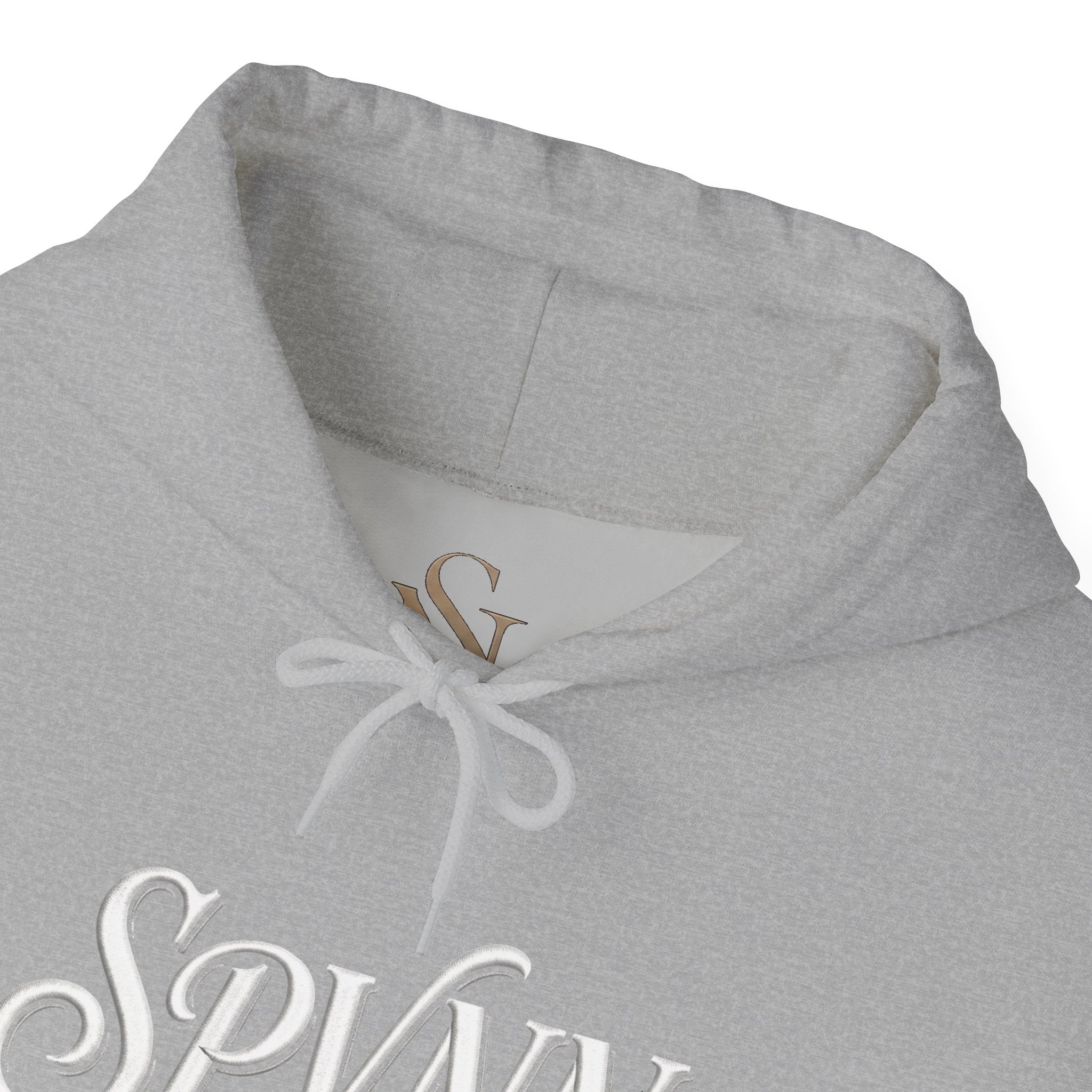 Presence in Motion Hoodie - Minimal Monogram Pullover
