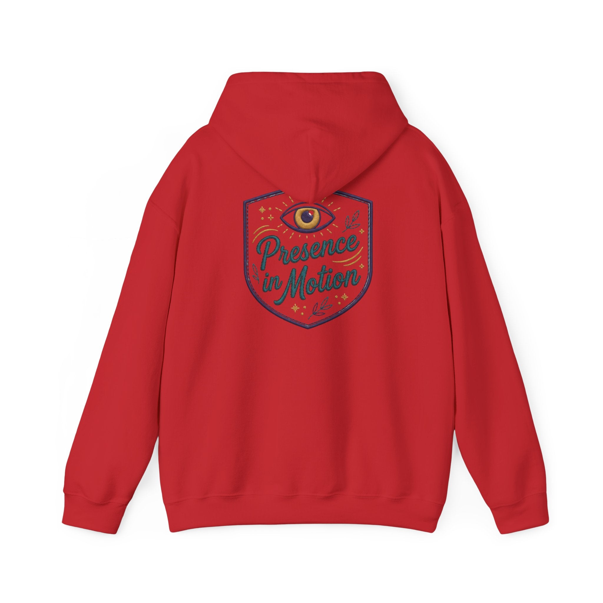 Presence in Motion Hoodie - Minimal Monogram Pullover