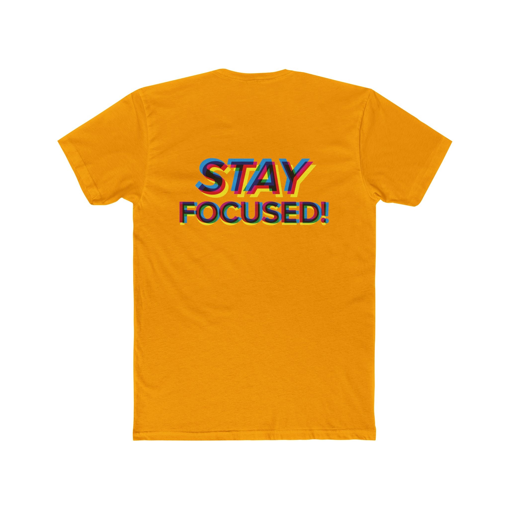 Stay Focused Tee — Retro Graphic Portrait Shirt