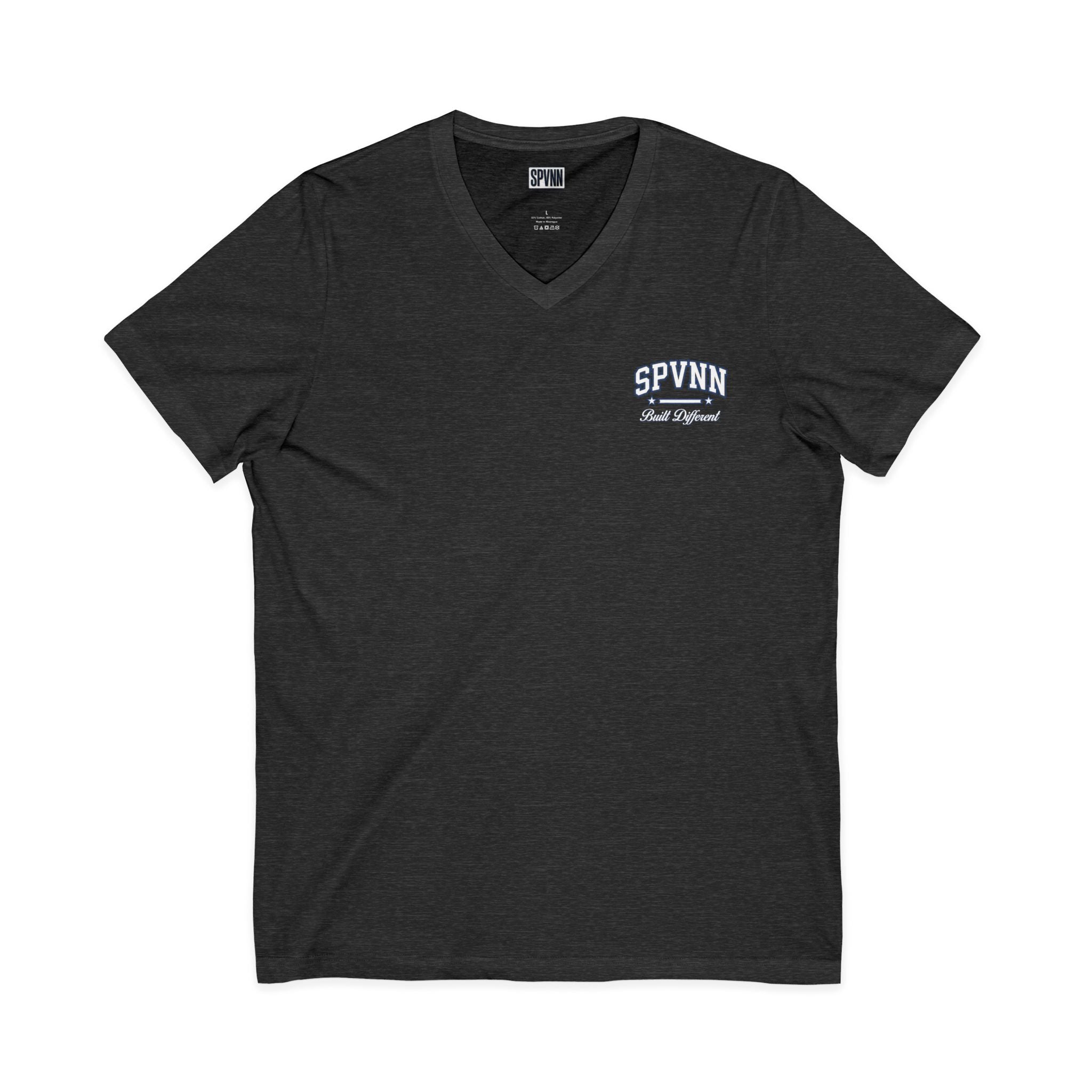 V-Neck Tee - "Self-Made Millionaire" Motivational