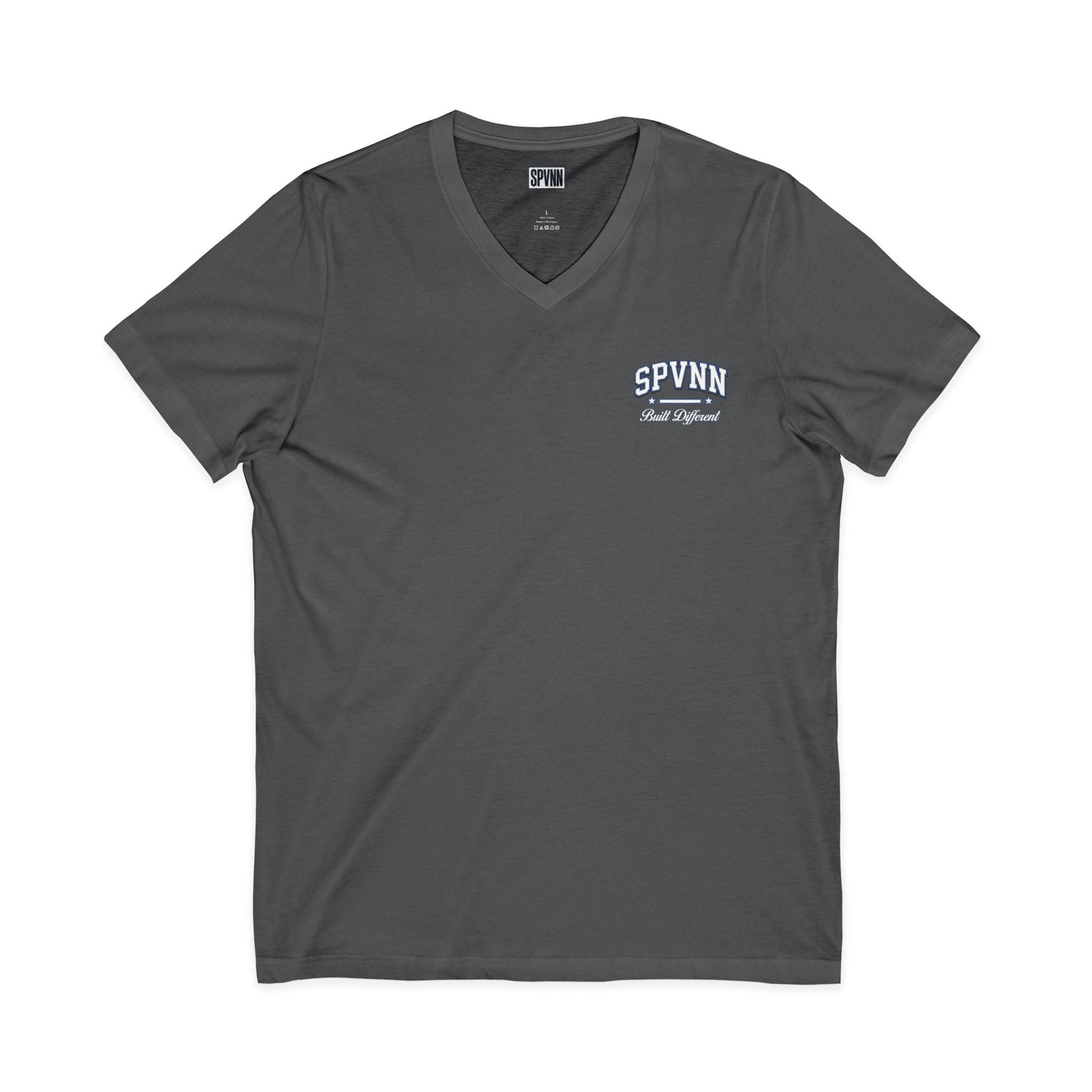 V-Neck Tee - "Self-Made Millionaire" Motivational Graphic T-Shirt