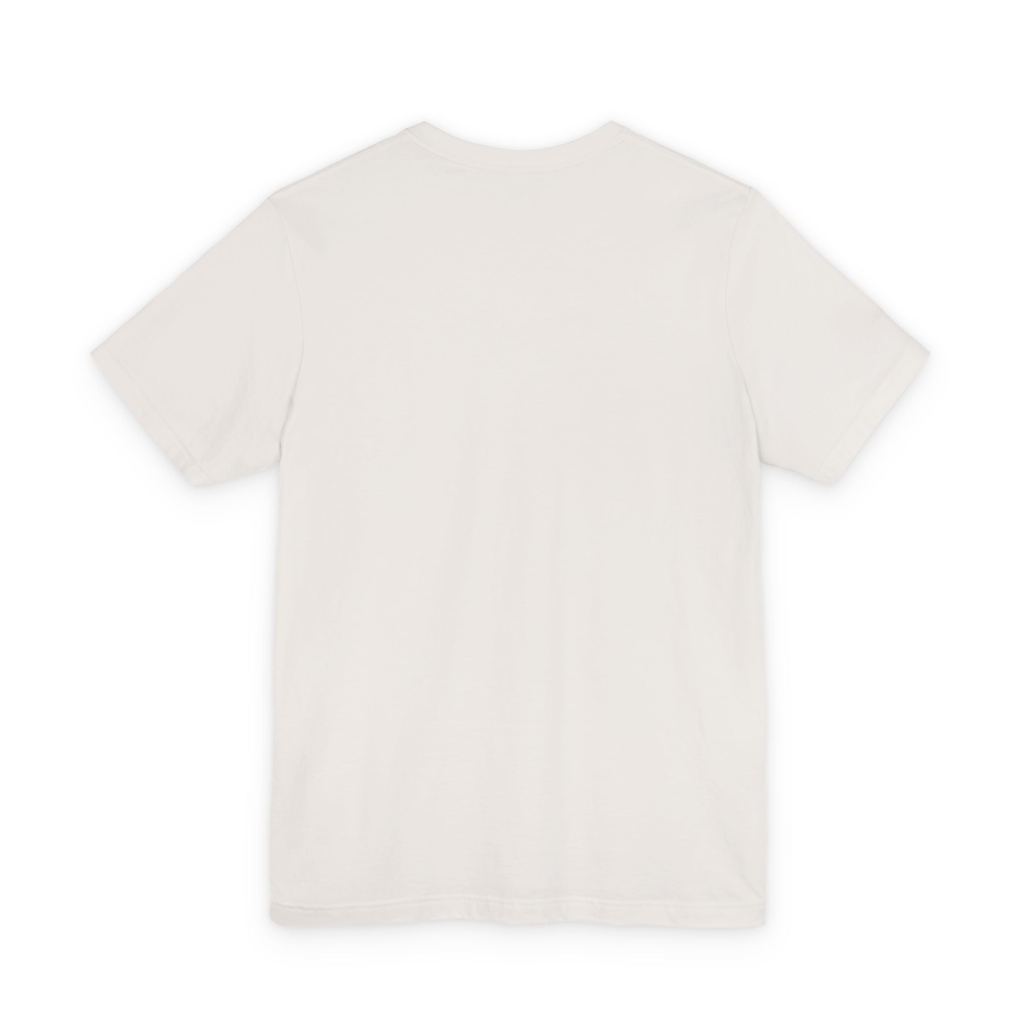 T-Shirt — Minimal Tiny Rose Chest Graphic, Casual Everyday Tee