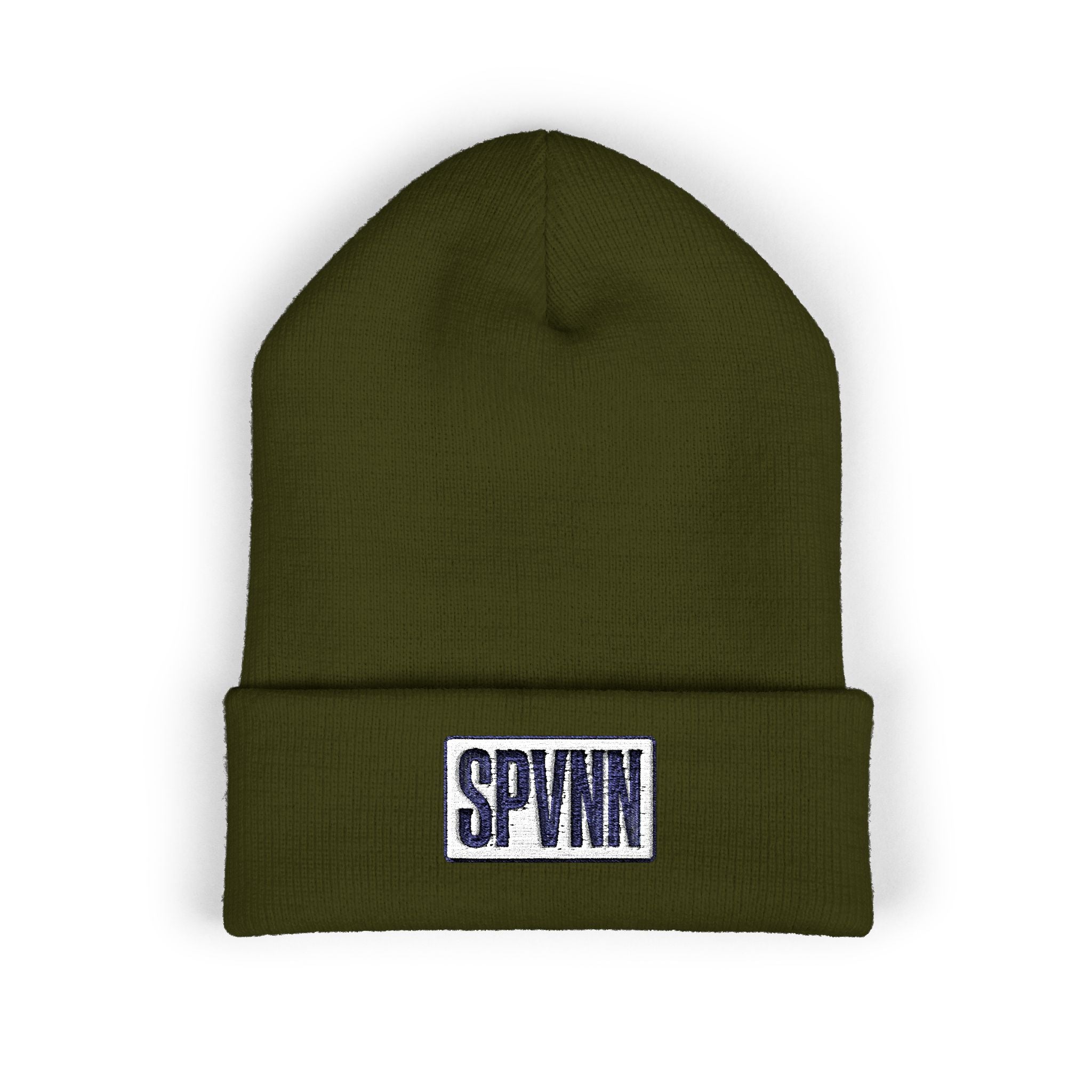 SPVNN Classic Cuffed Beanie — Embroidered Logo Knit Hat