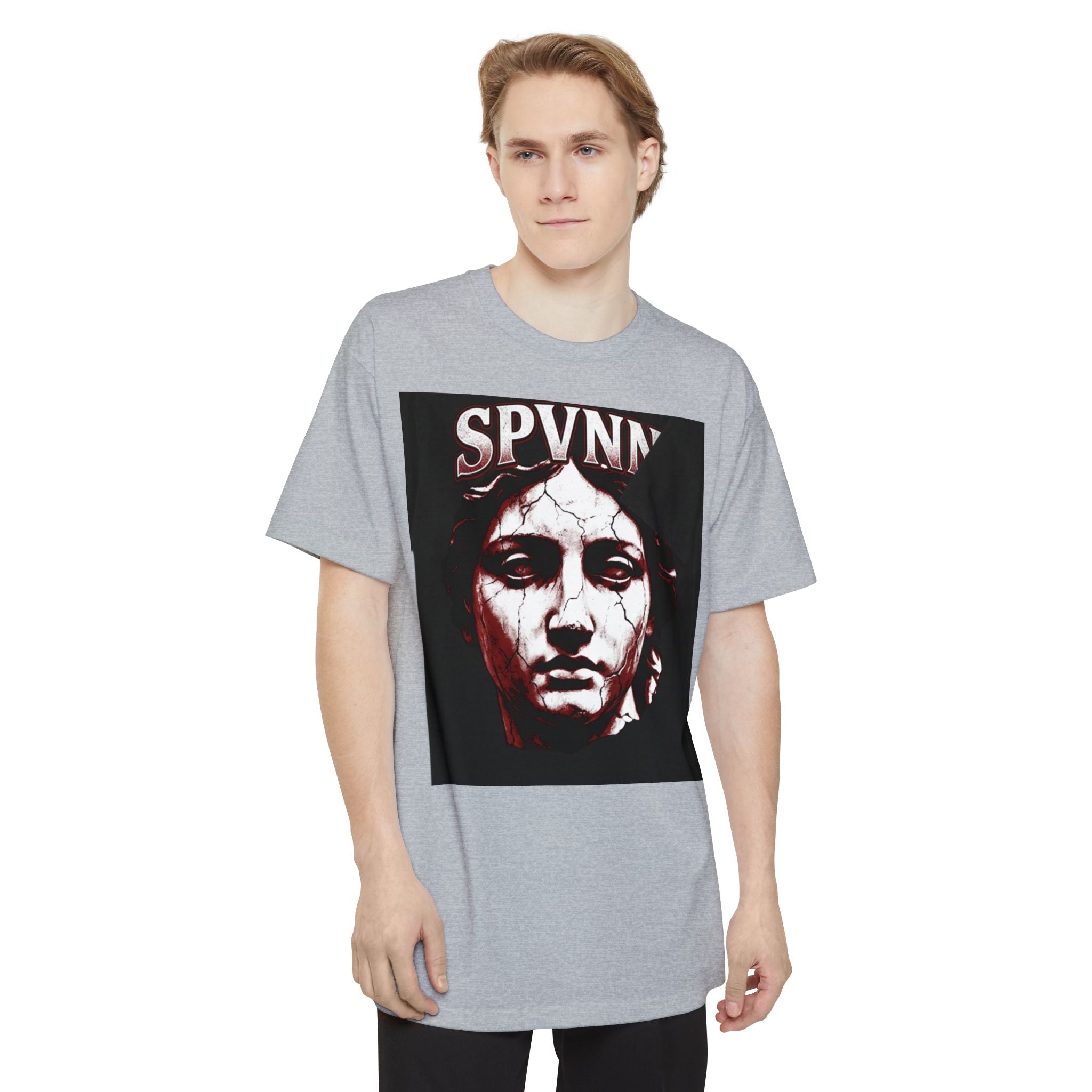 SPVNN Built Different Statue Graphic Tee — Vintage Gothic Streetwear