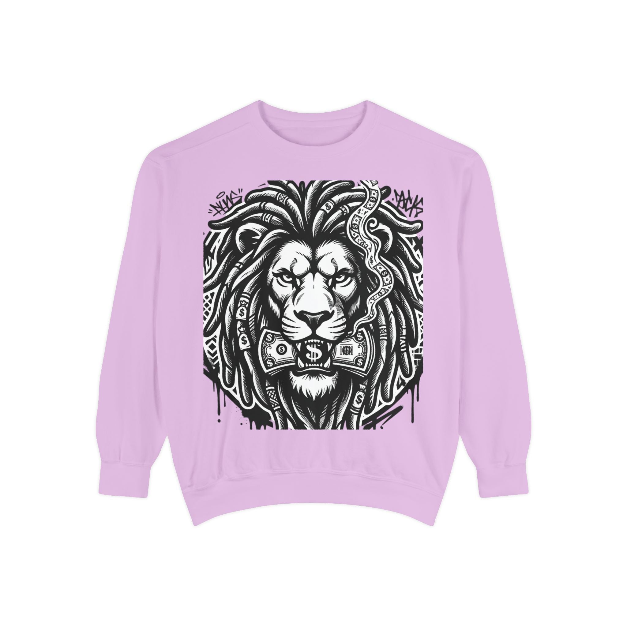 SPVNN Graffiti Lion Crewneck — Built Different Sweatshirt