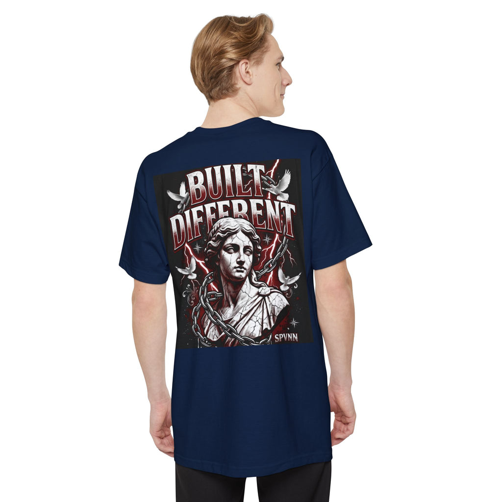 SPVNN Built Different Statue Graphic Tee — Vintage Gothic Streetwear