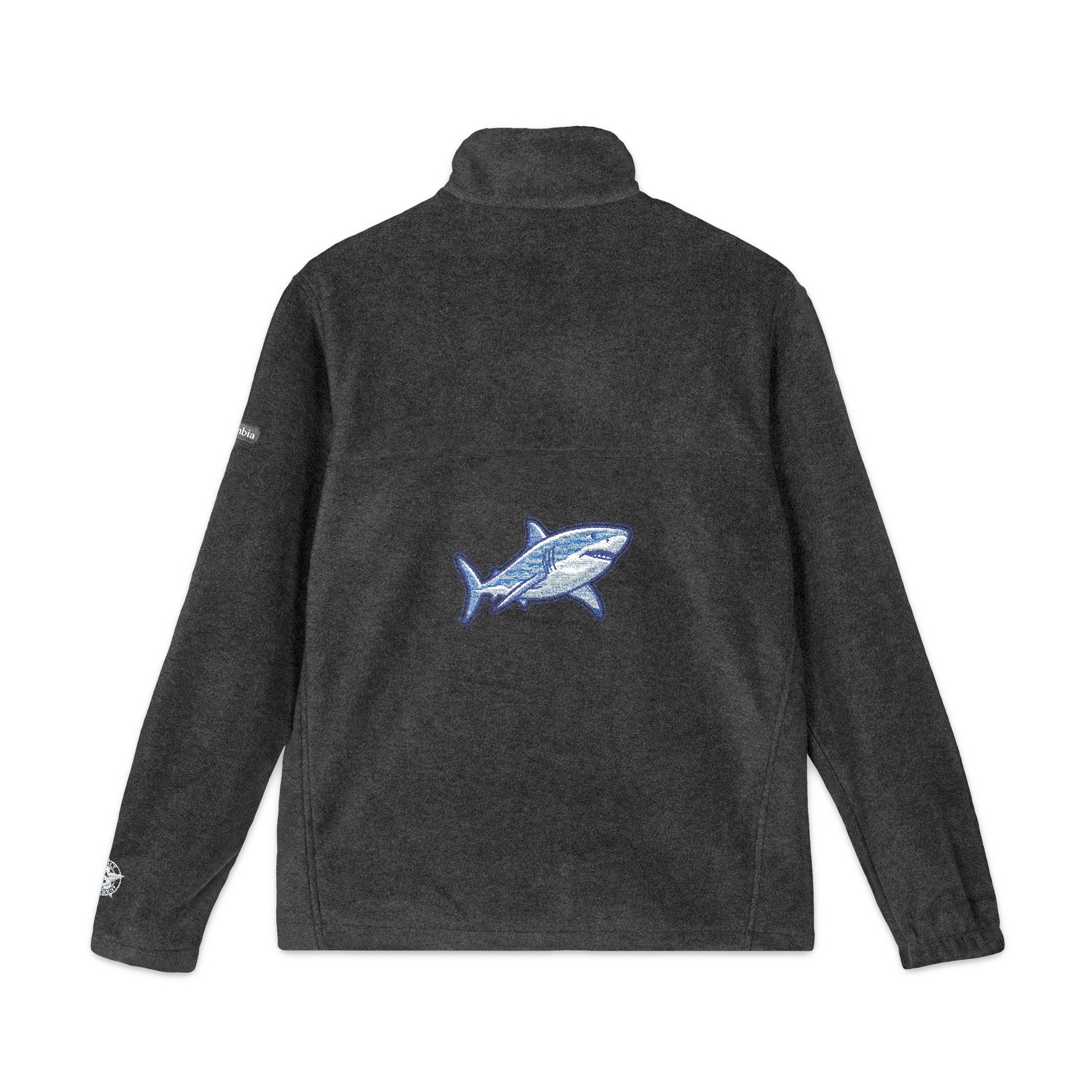 Embroidered Shark Fleece Jacket