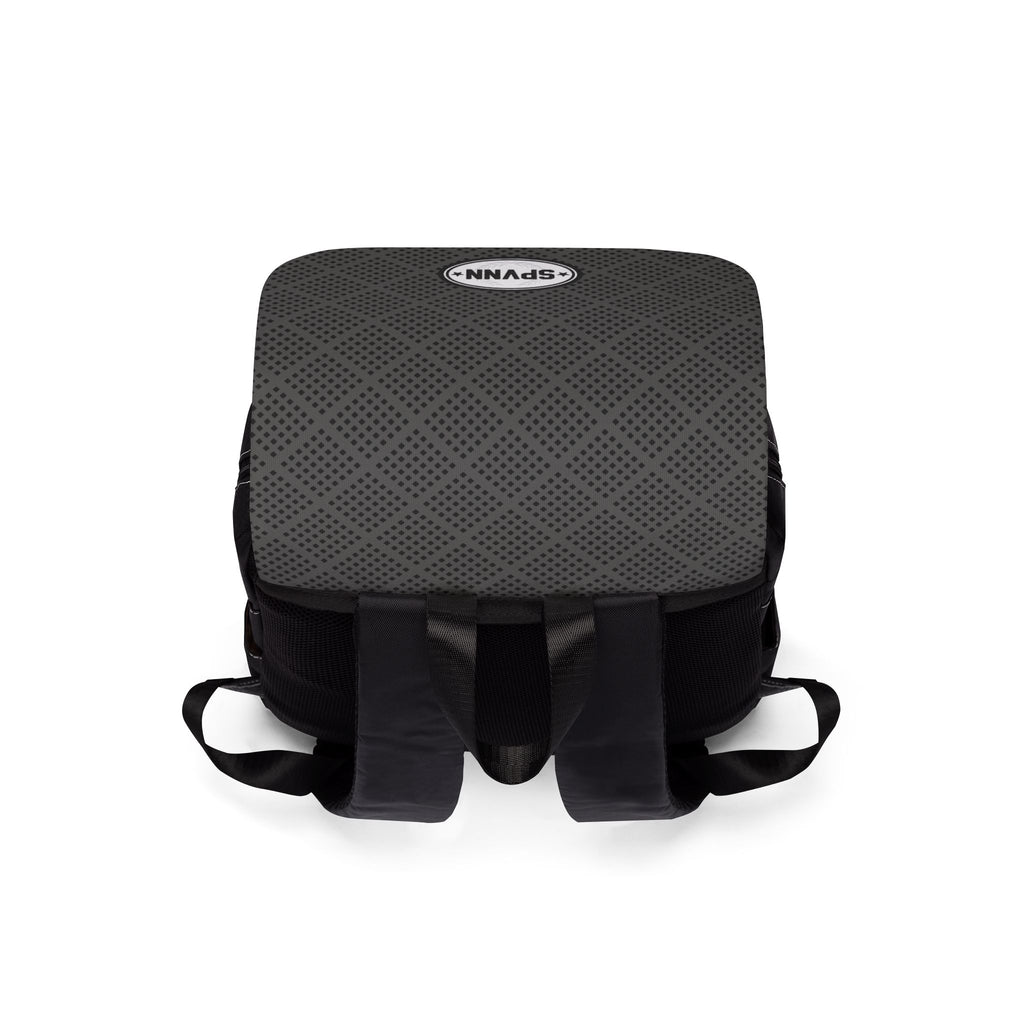 Casual Shoulder Backpack — SPVNN Logo Quilted Flap Daypack