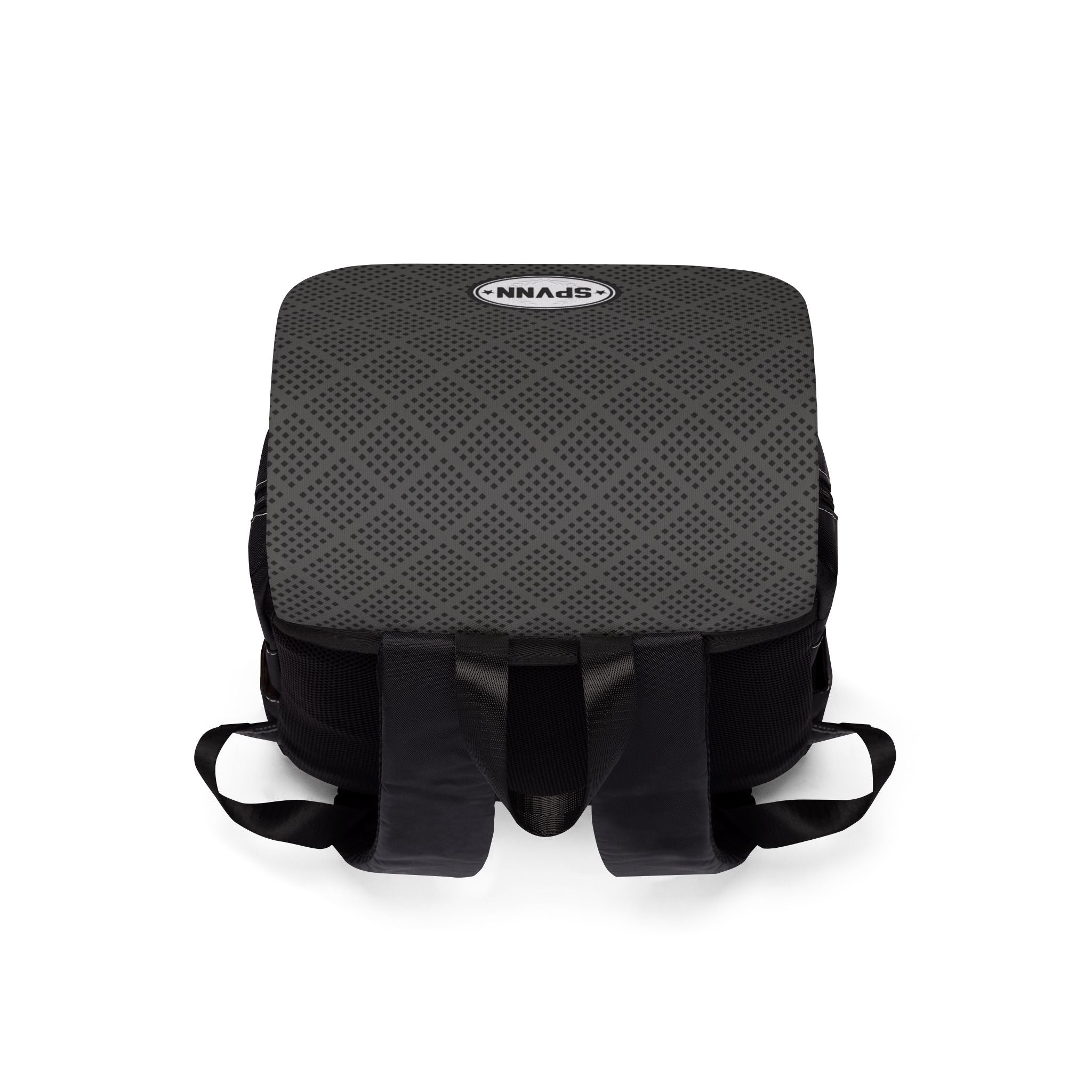 Casual Shoulder Backpack — SPVNN Logo Quilted Flap Daypack