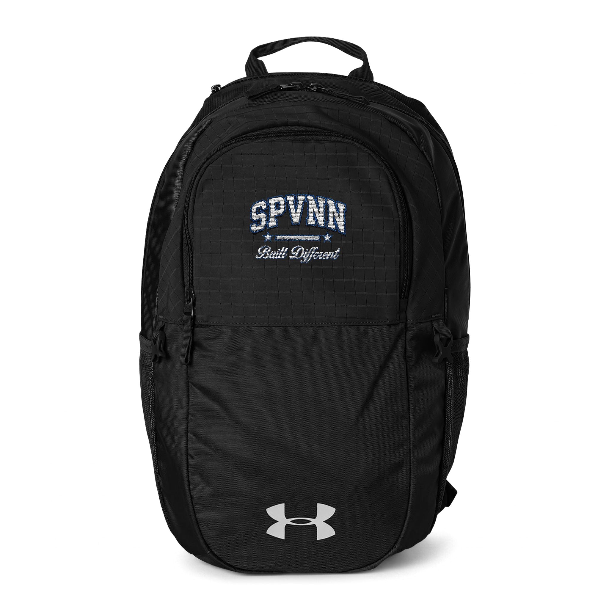 Embroidered SPVNN All-Sport Backpack — Durable Under Armour School & Team Bag