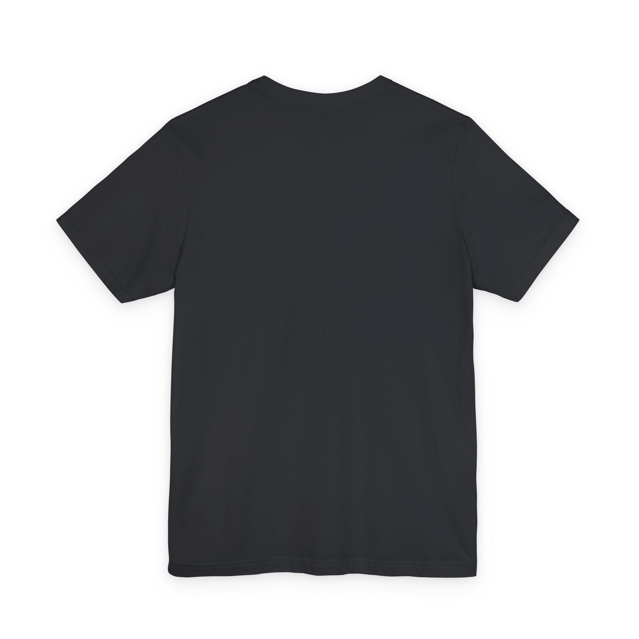T-Shirt — Minimal Tiny Rose Chest Graphic, Casual Everyday Tee