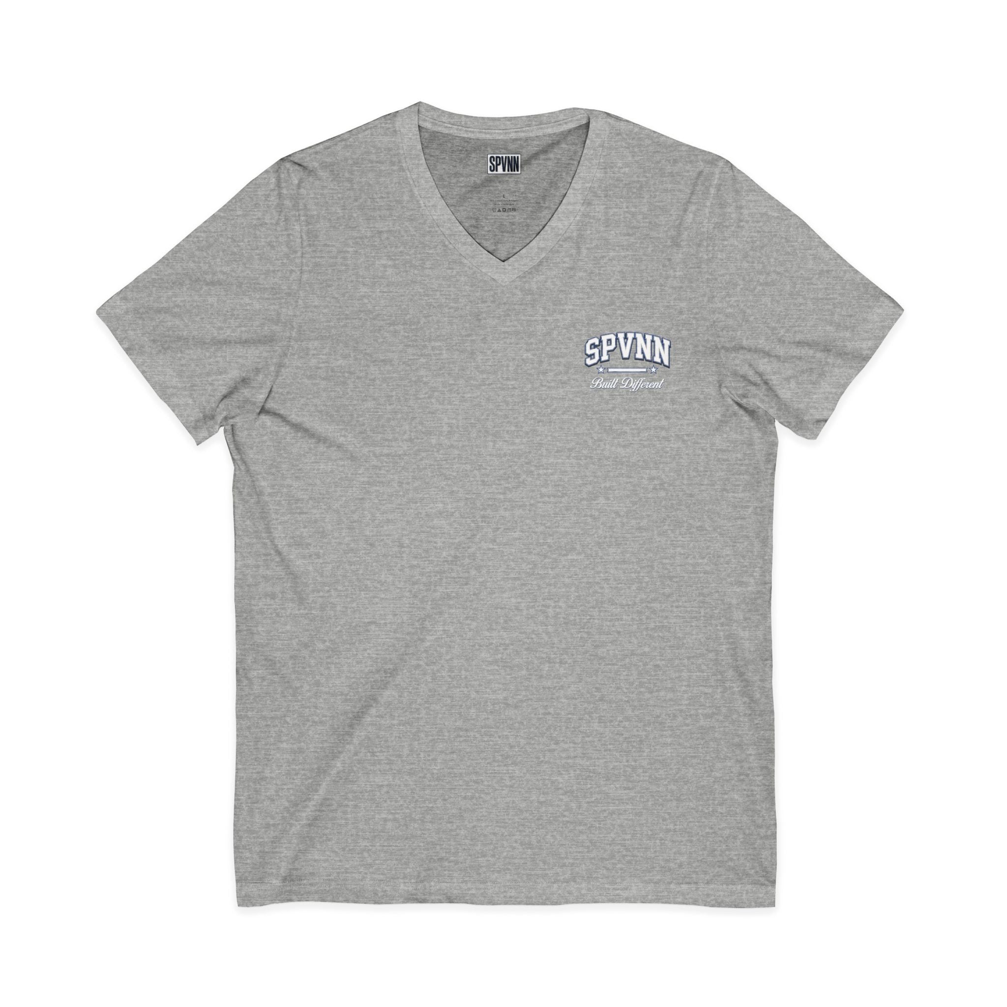 V-Neck Tee - "Self-Made Millionaire" Motivational