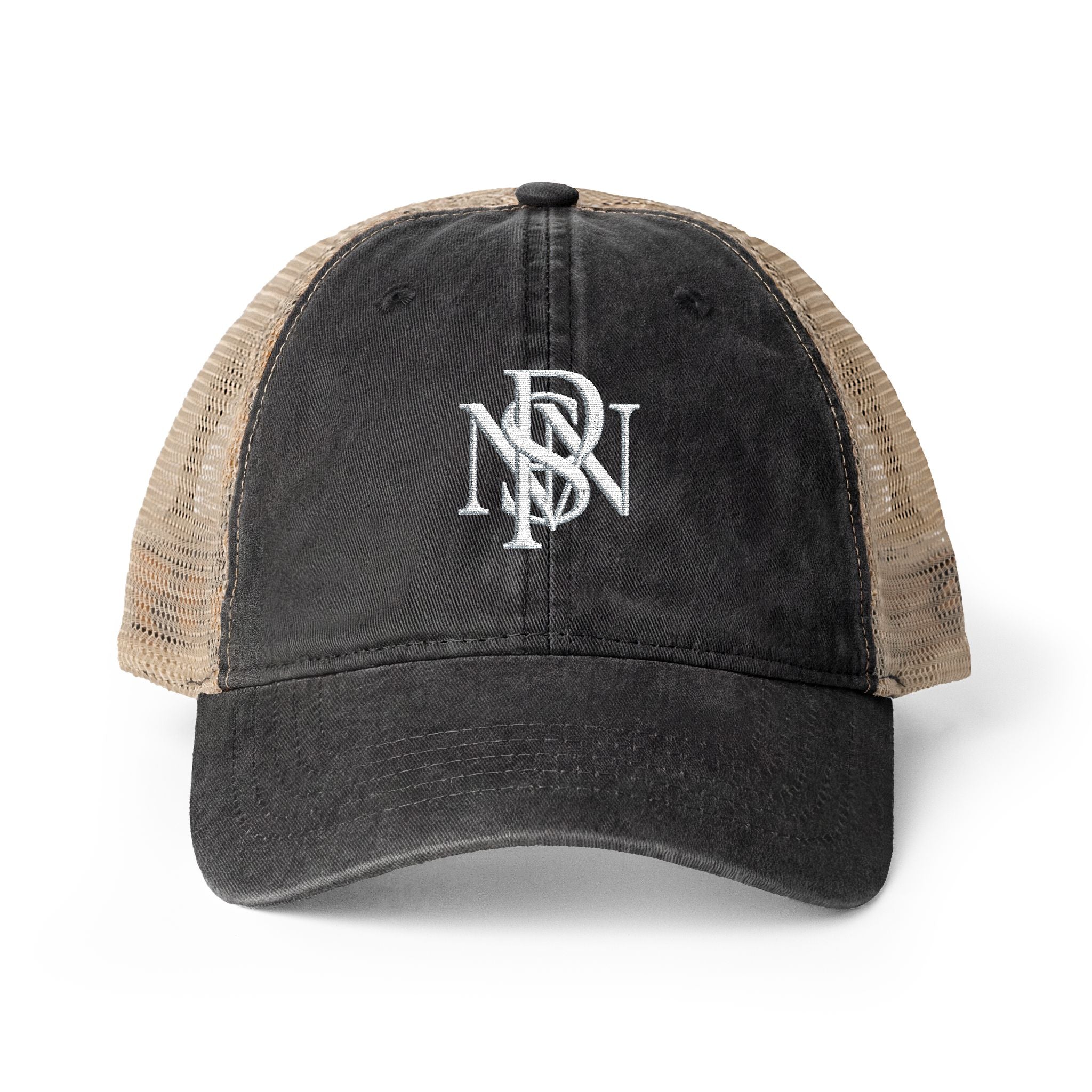 Washed Mesh-Back Cap