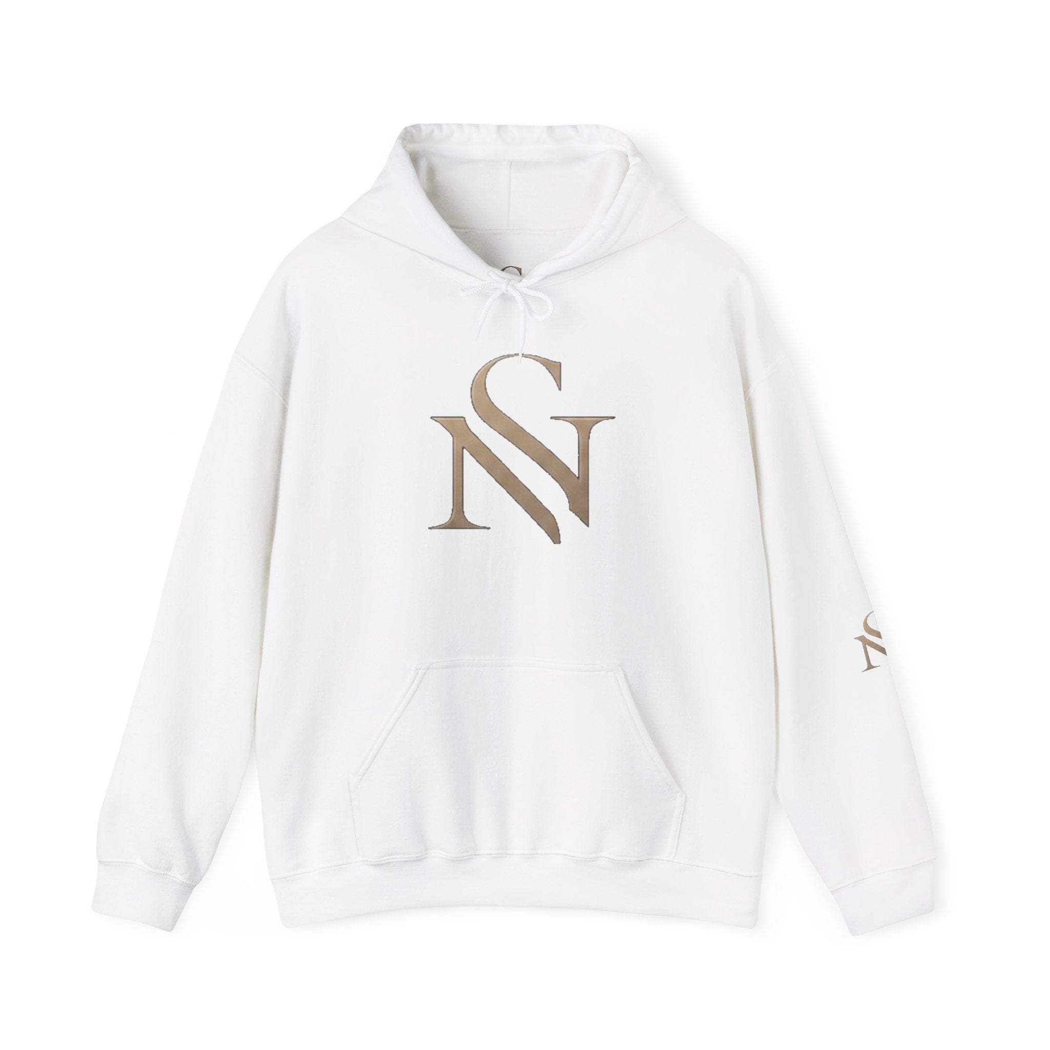 Presence in Motion Hoodie - Minimal Monogram Pullover