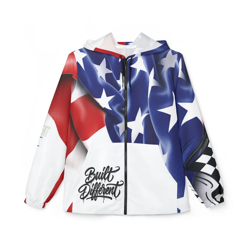 American Flag Windbreaker Jacket
