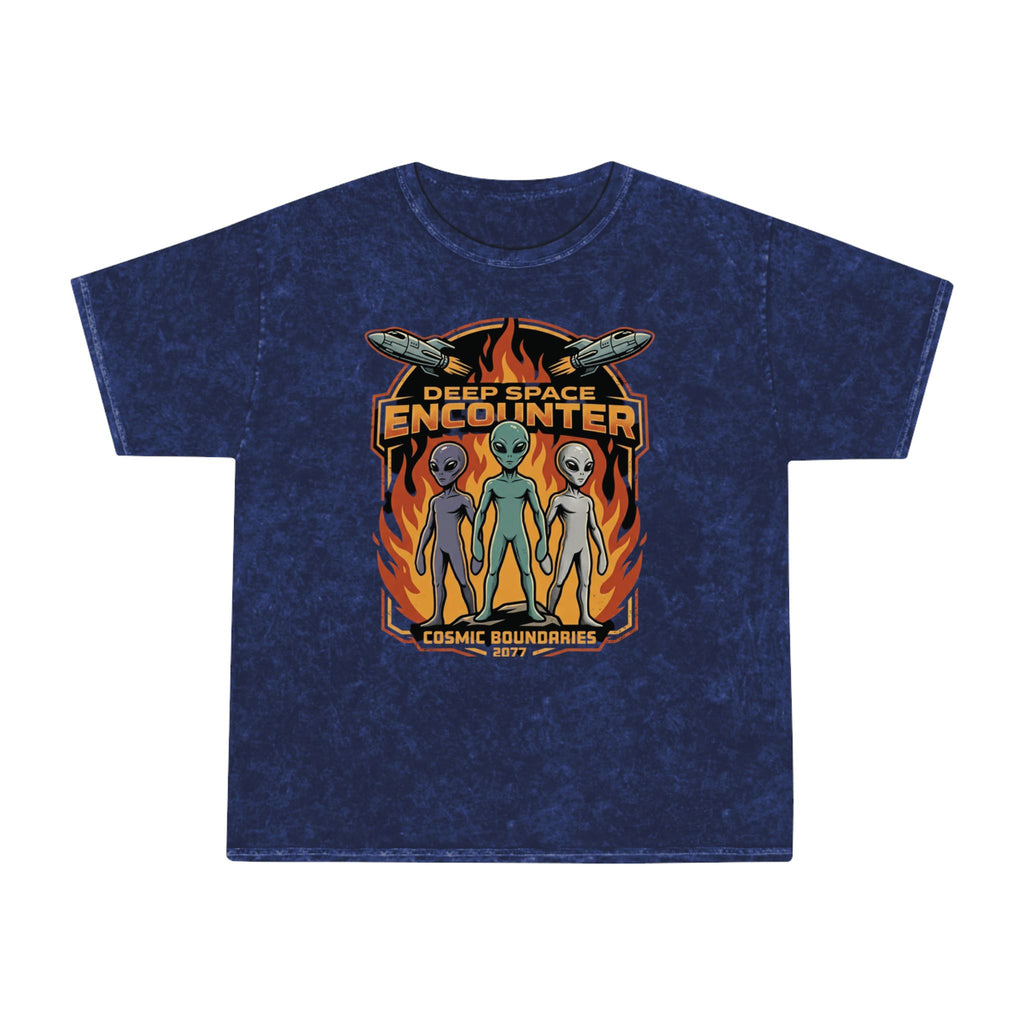 Deep Space Encounter Alien T-Shirt — Astra Defenders Graphic Tee