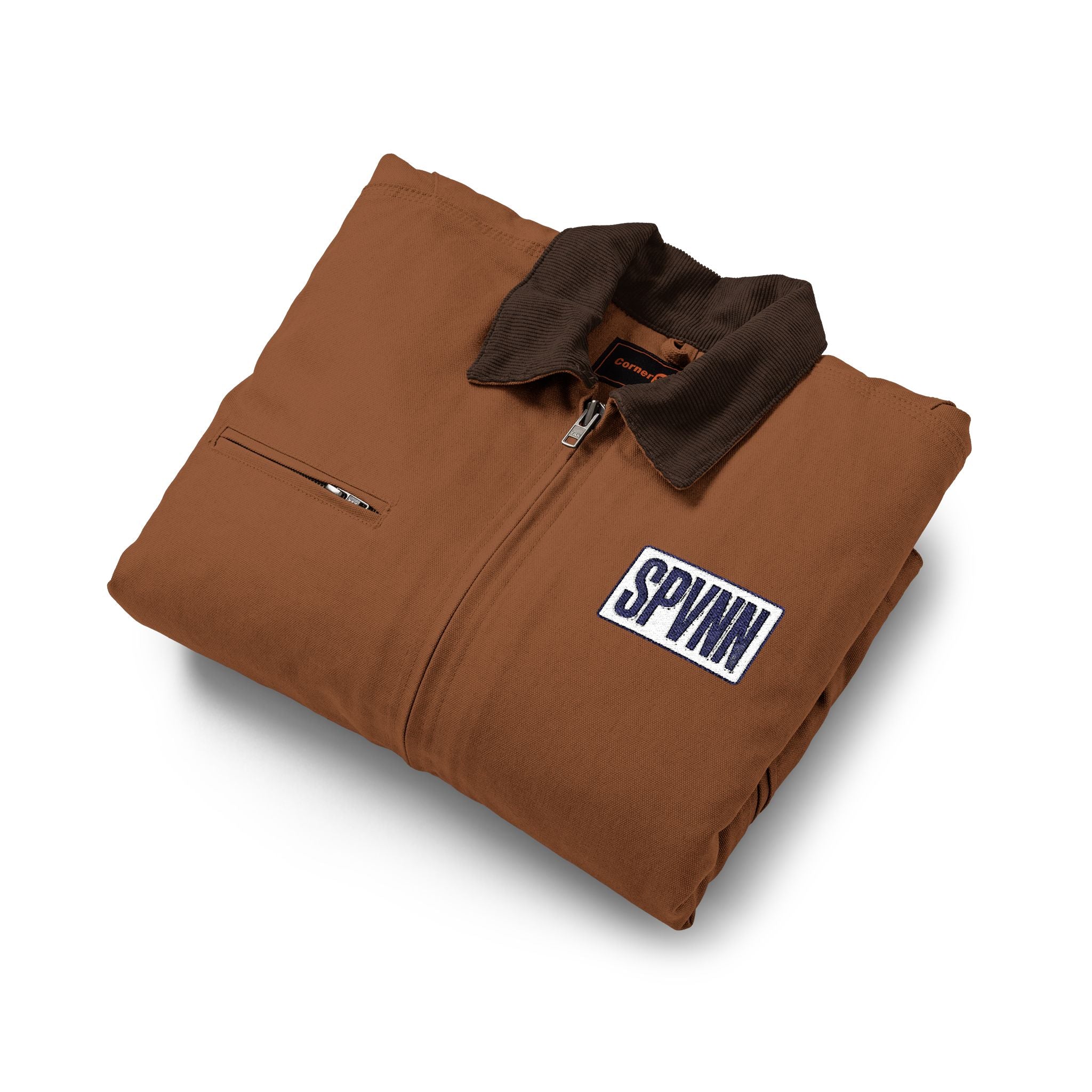SPVNN Duck Cloth Work Jacket — Graphic Chest Patch