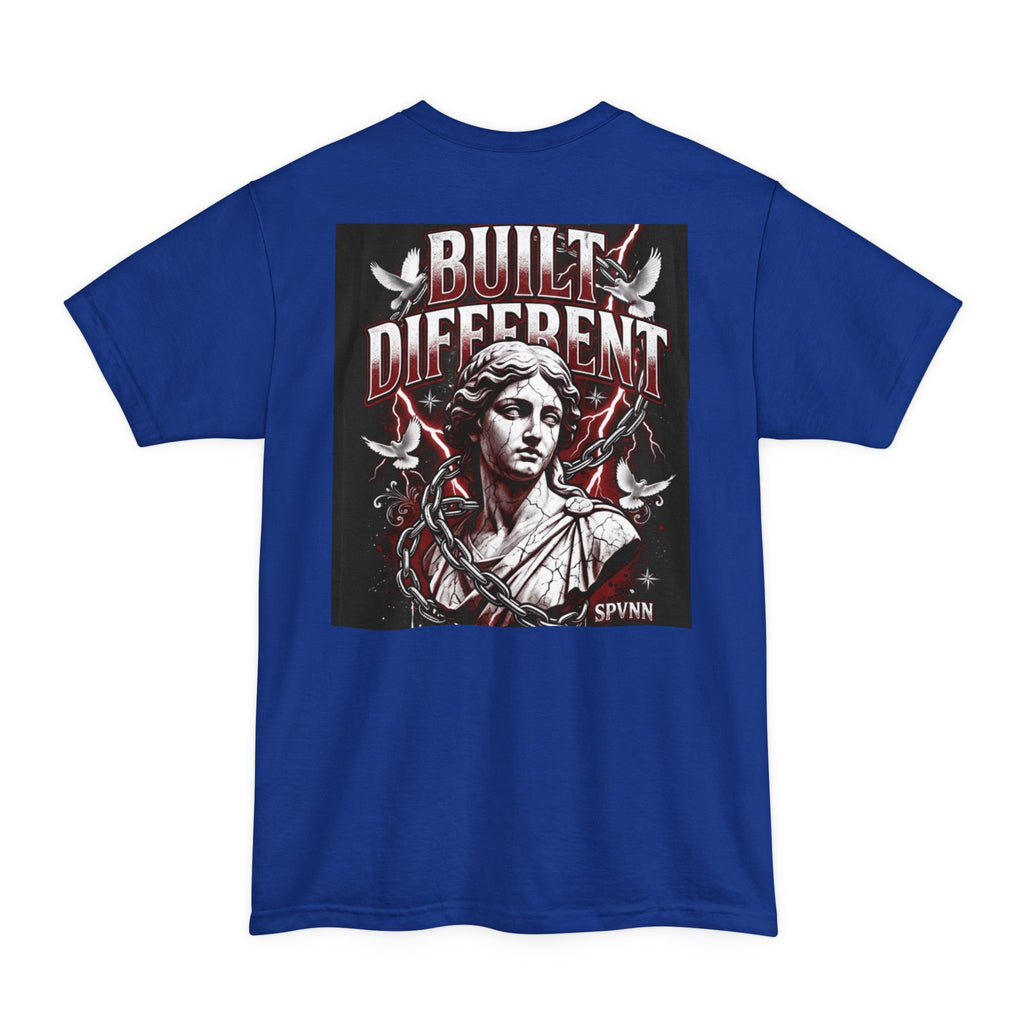SPVNN Built Different Statue Graphic Tee — Vintage Gothic Streetwear