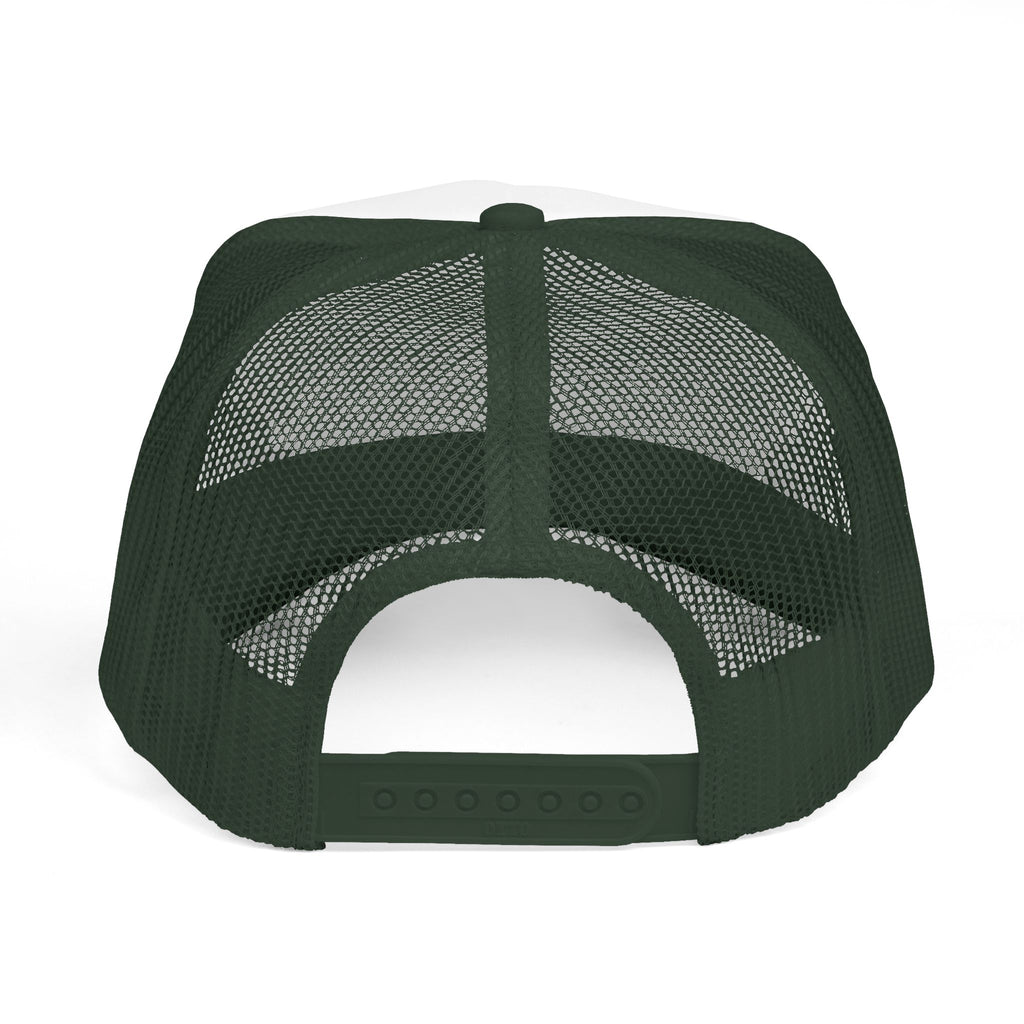 Embroidered 'SN' Monogram Trucker Cap — Classic Mesh Baseball Hat