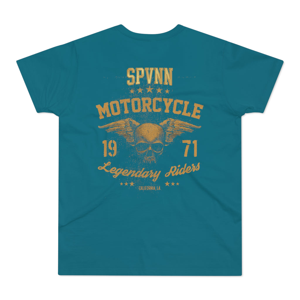 Motorcycle Skull T-Shirt — Vintage Biker Graphic Tee