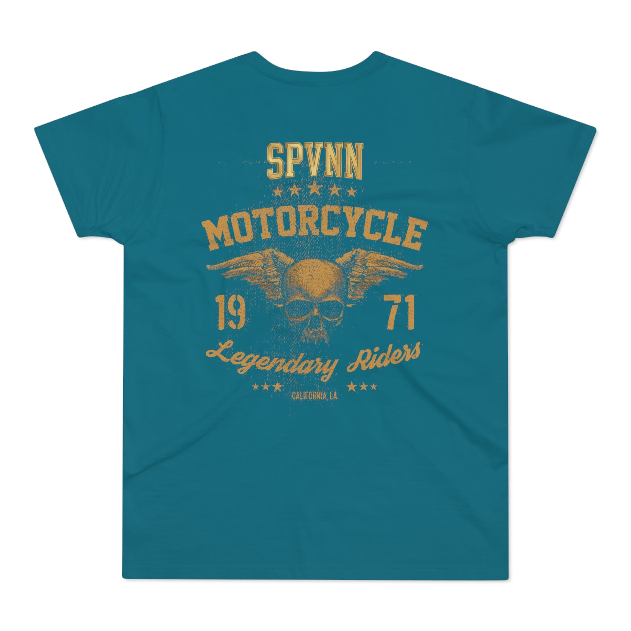 Motorcycle Skull T-Shirt — Vintage Biker Graphic Tee