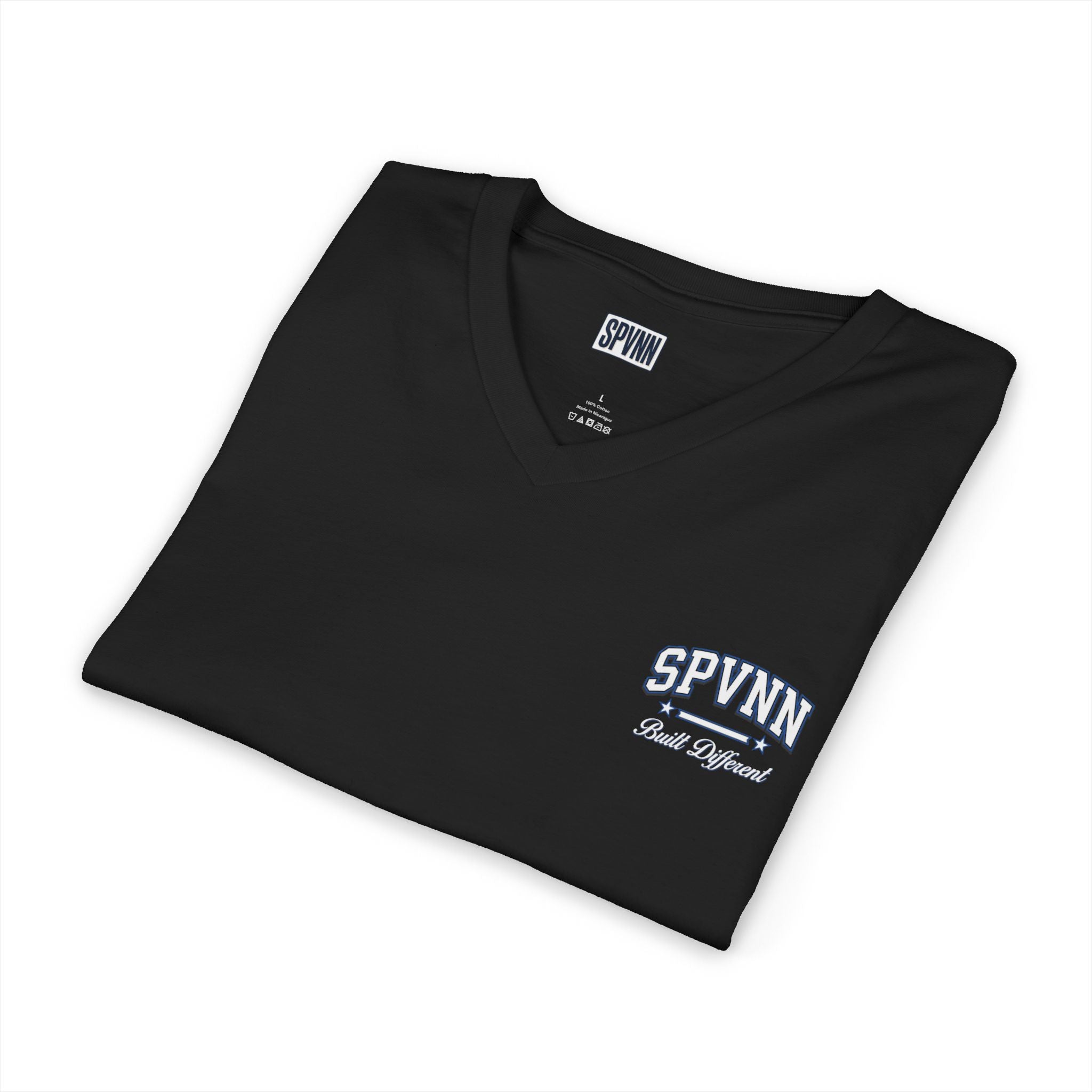 V-Neck Tee - "Self-Made Millionaire" Motivational Graphic T-Shirt