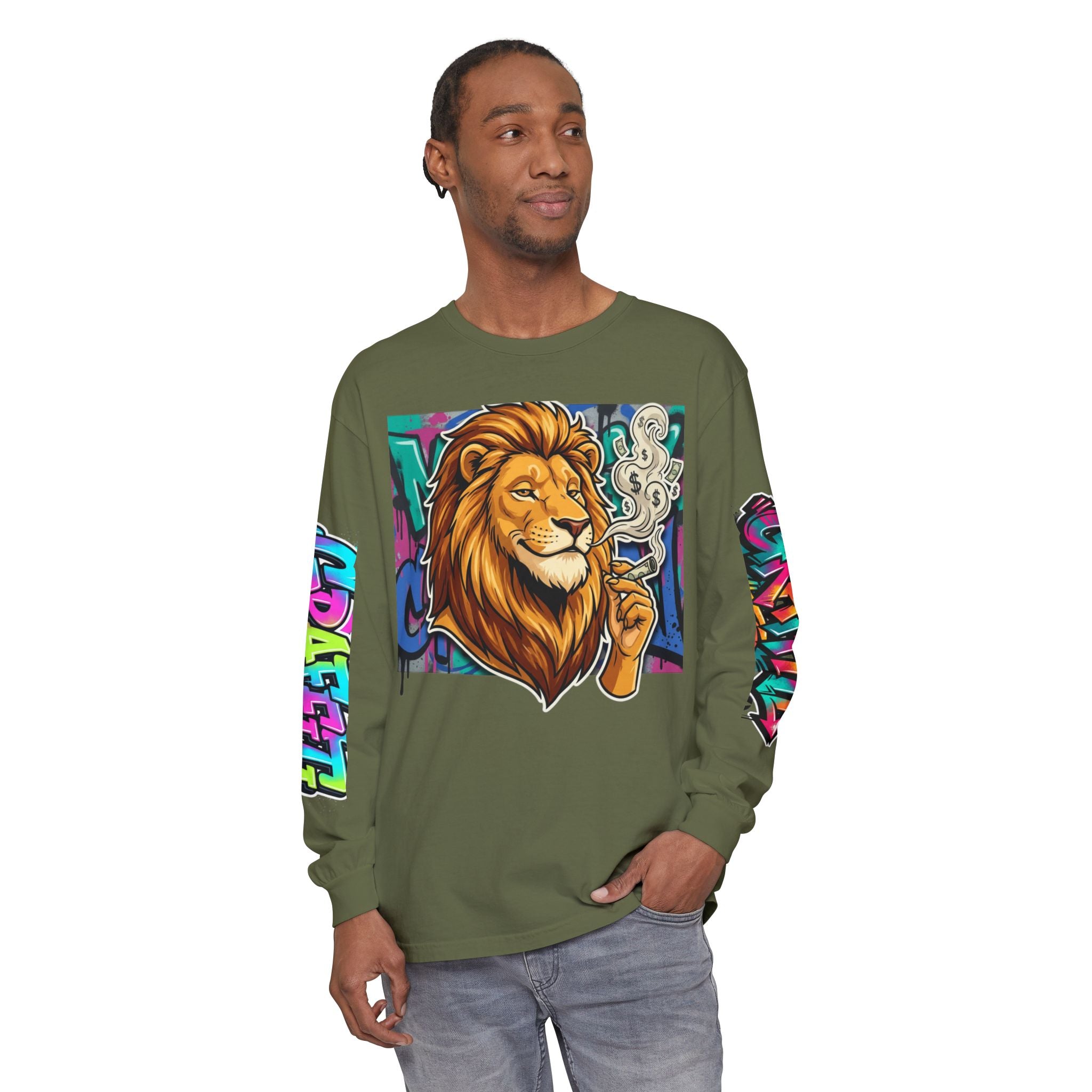 SPVNN Lion Graffiti Long Sleeve — King City Streetwear Tee