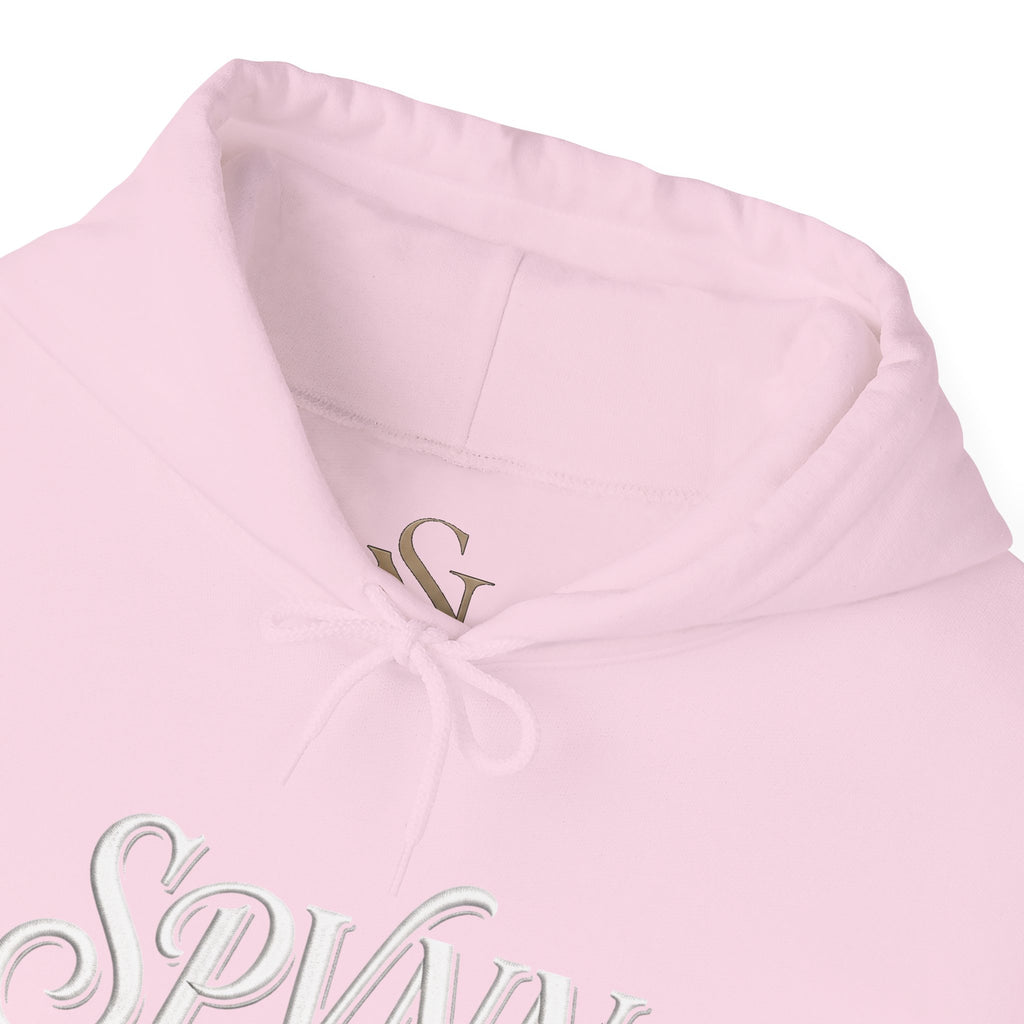 Presence in Motion Hoodie - Minimal Monogram Pullover