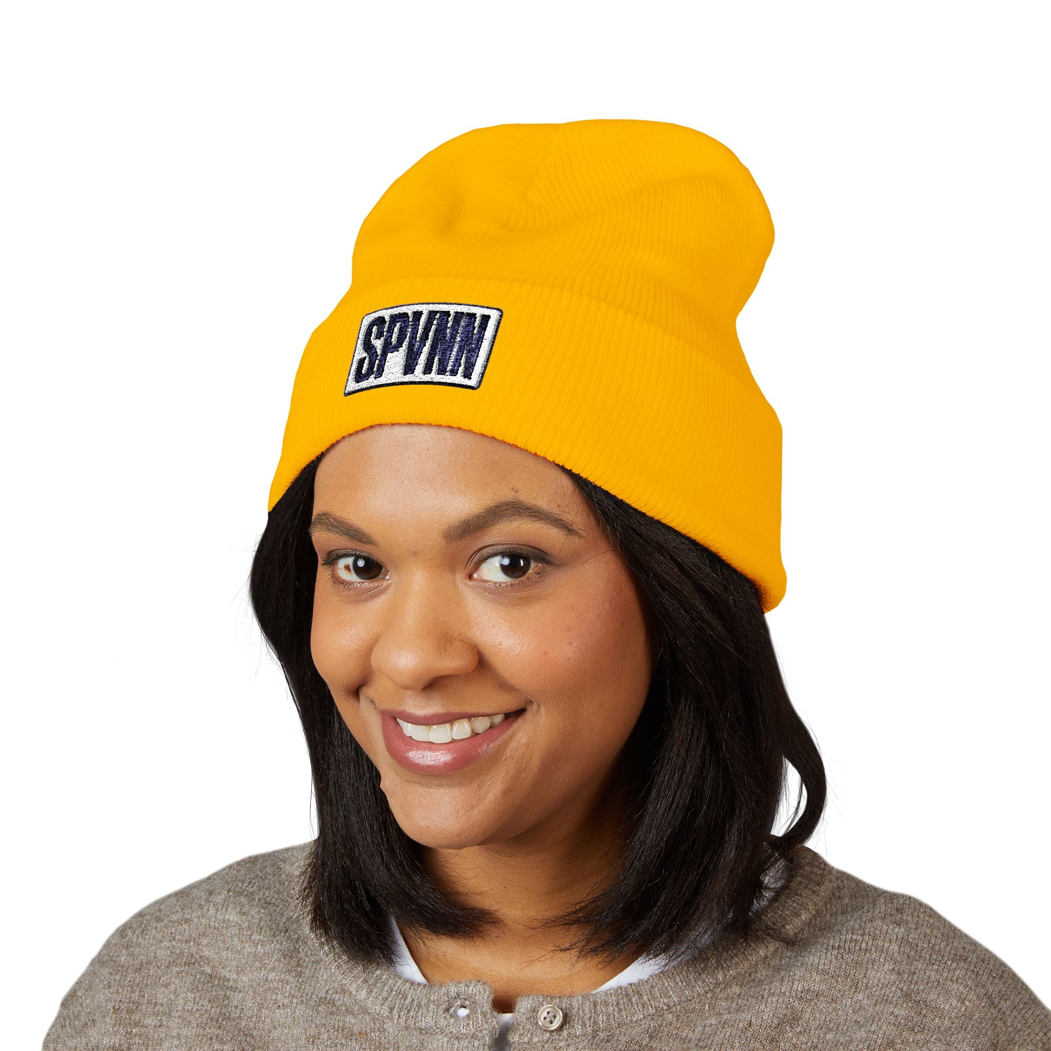 SPVNN Classic Cuffed Beanie — Embroidered Logo Knit Hat