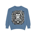Graffiti Lion Sweatshirt — "Built Different" Streetwear Crewneck