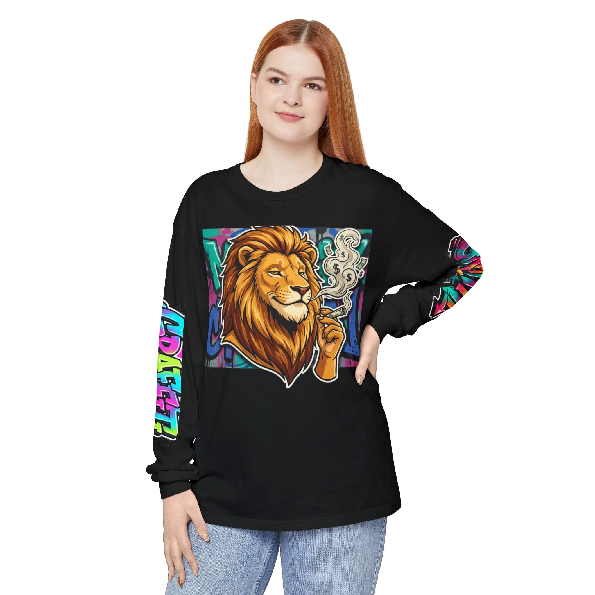 SPVNN Lion Graffiti Long Sleeve — King City Streetwear Tee