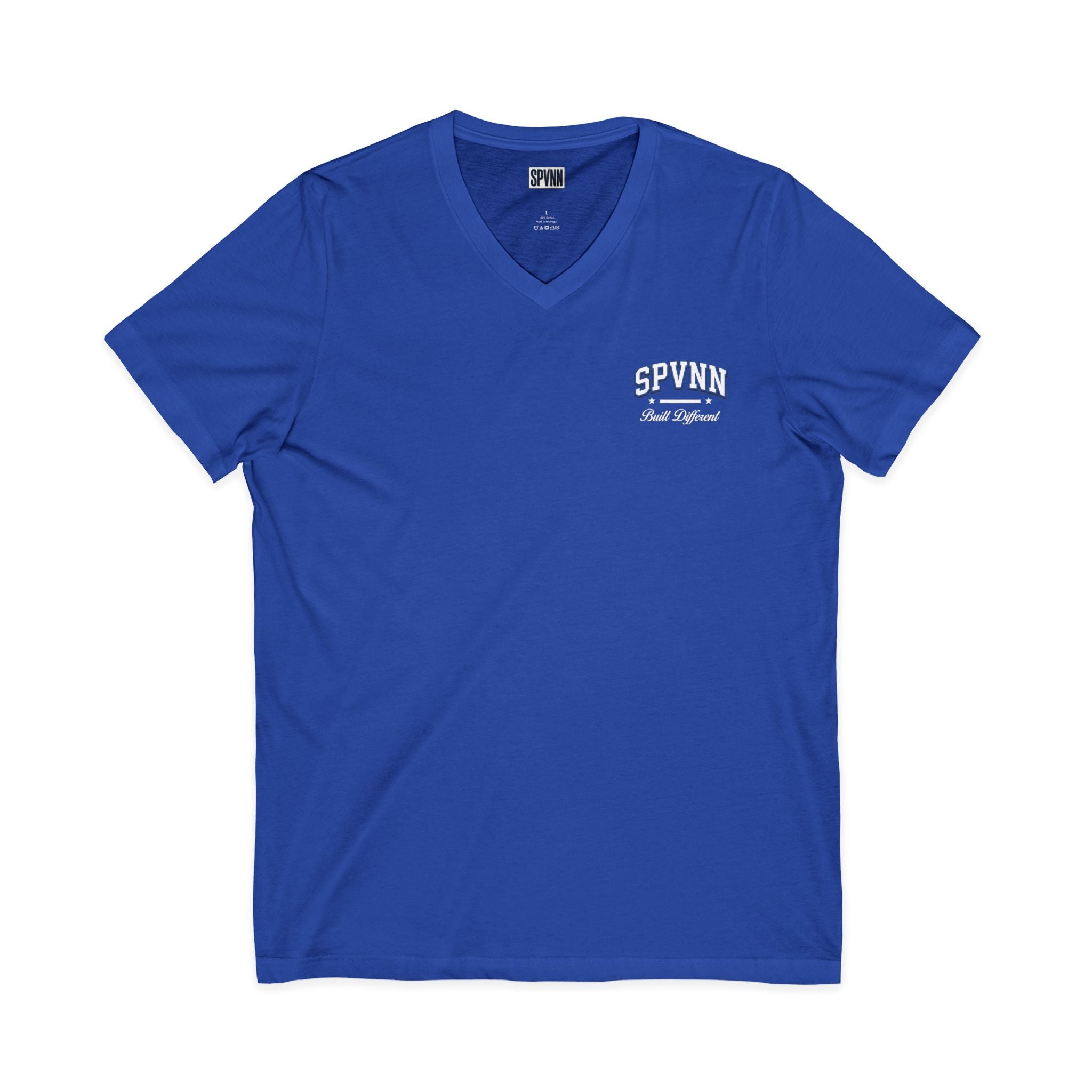 V-Neck Tee - "Self-Made Millionaire" Motivational