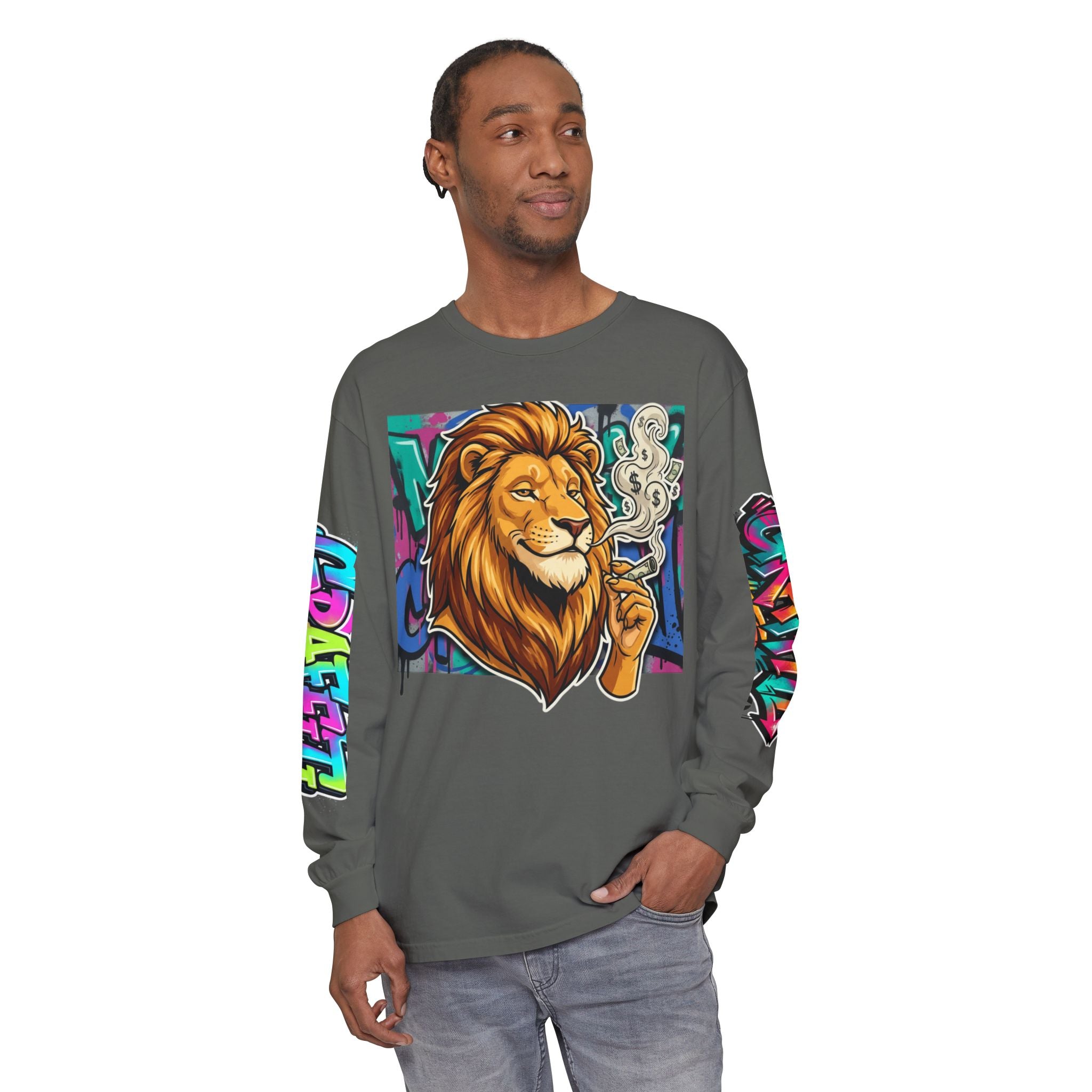 SPVNN Lion Graffiti Long Sleeve — King City Streetwear Tee