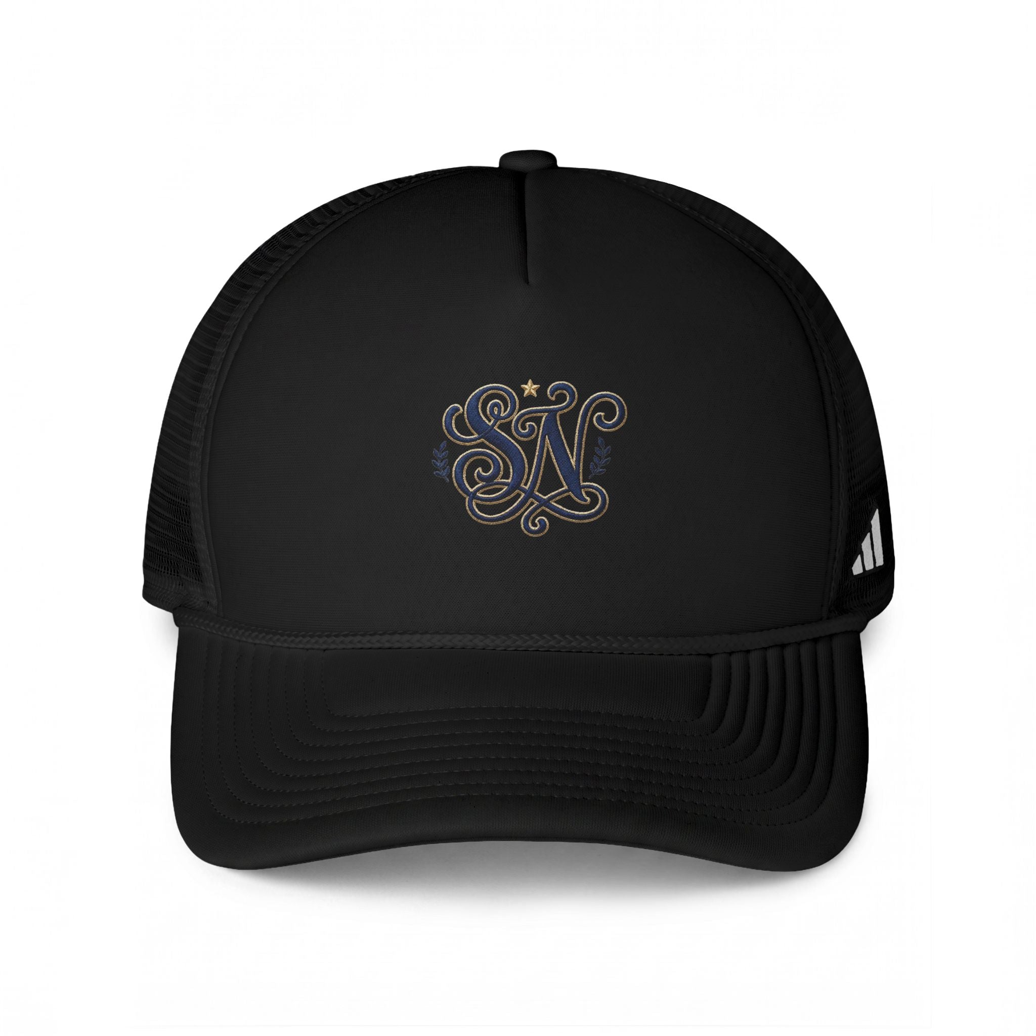 Trucker Cap — Embroidered 'SN' Logo Snapback