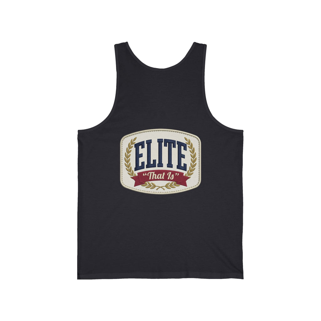 Elite "Built Different" Tank Top — Retro Athletic Graphic Muscle Tank