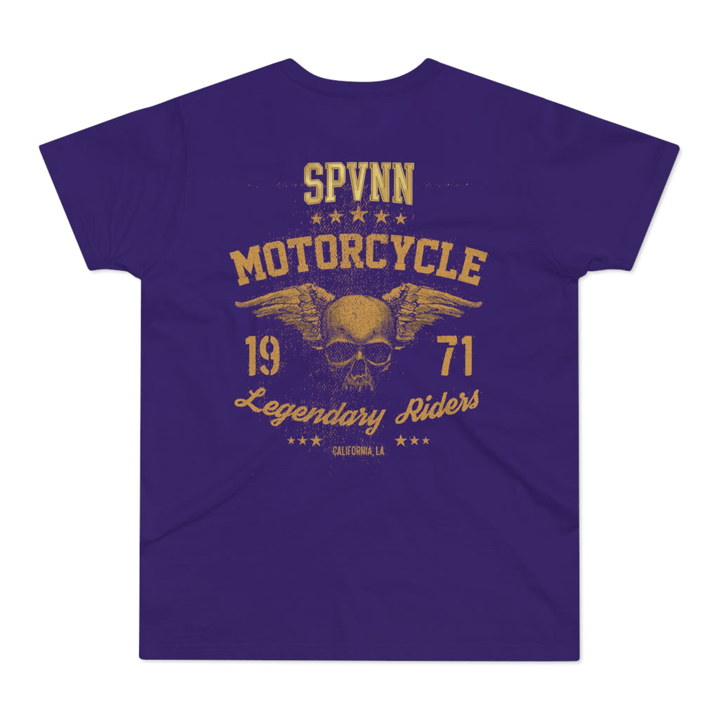 Motorcycle Skull T-Shirt — Vintage Biker Graphic Tee
