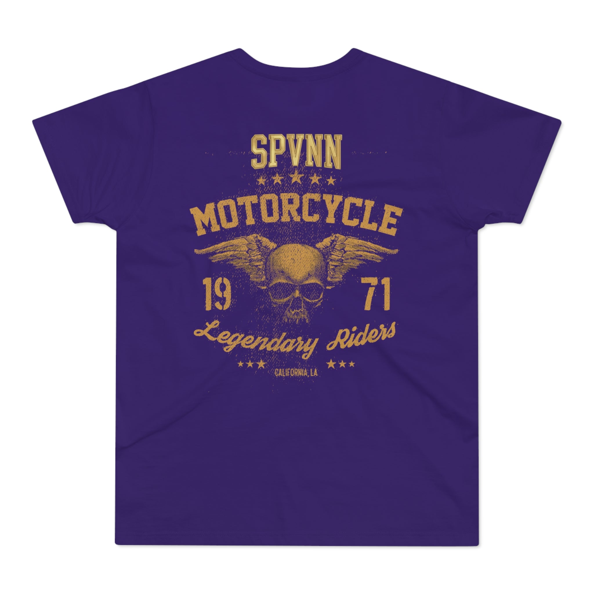 Motorcycle Skull T-Shirt — Vintage Biker Graphic Tee