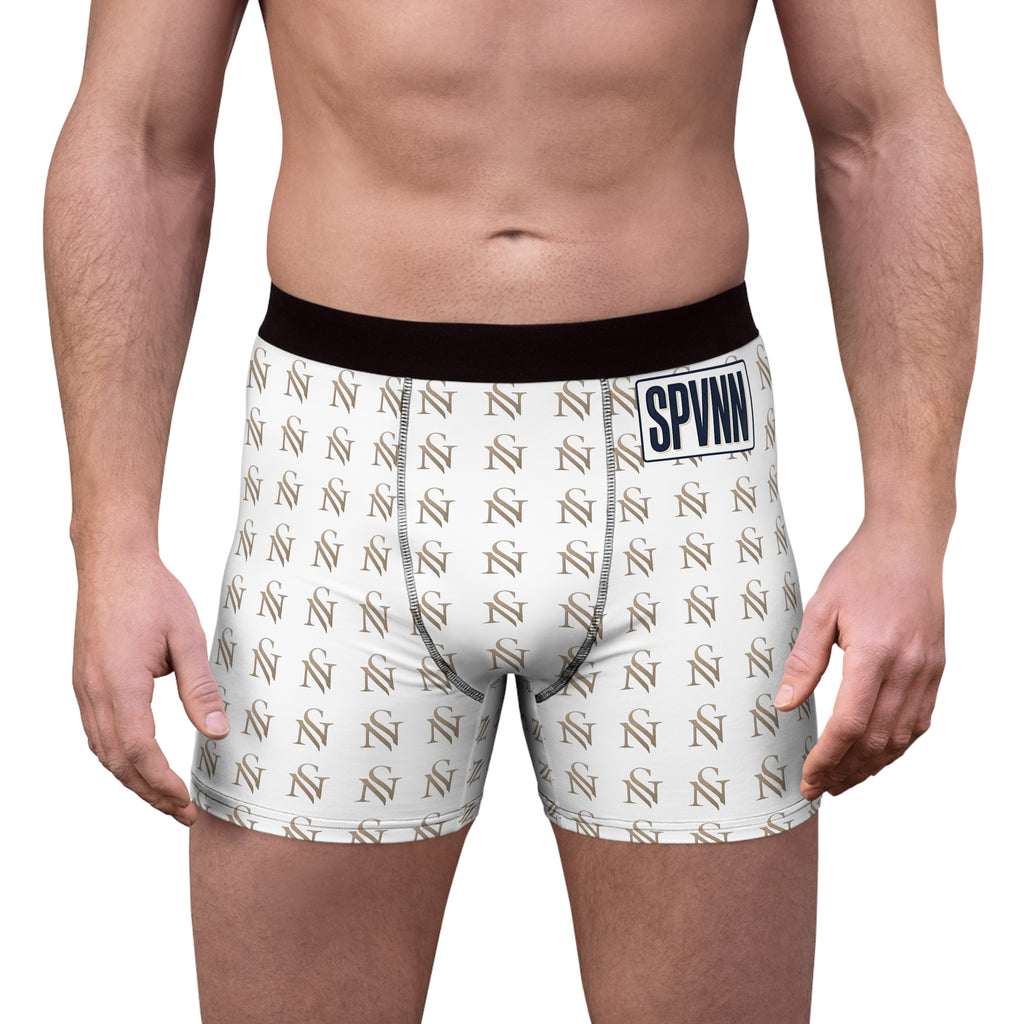 SPVNN Monogrammed Boxer Briefs — All-Over Logo Men's Underwear