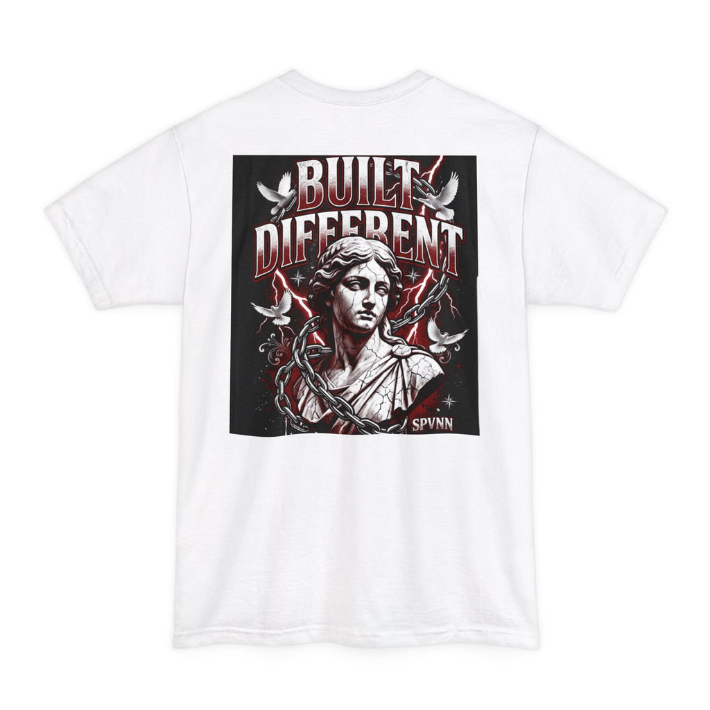 SPVNN Built Different Statue Graphic Tee — Vintage Gothic Streetwear
