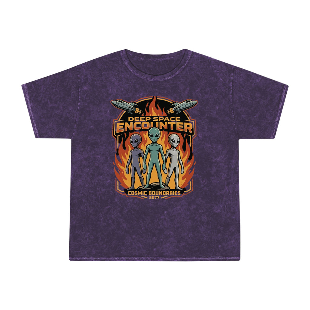 Deep Space Encounter Alien T-Shirt — Astra Defenders Graphic Tee