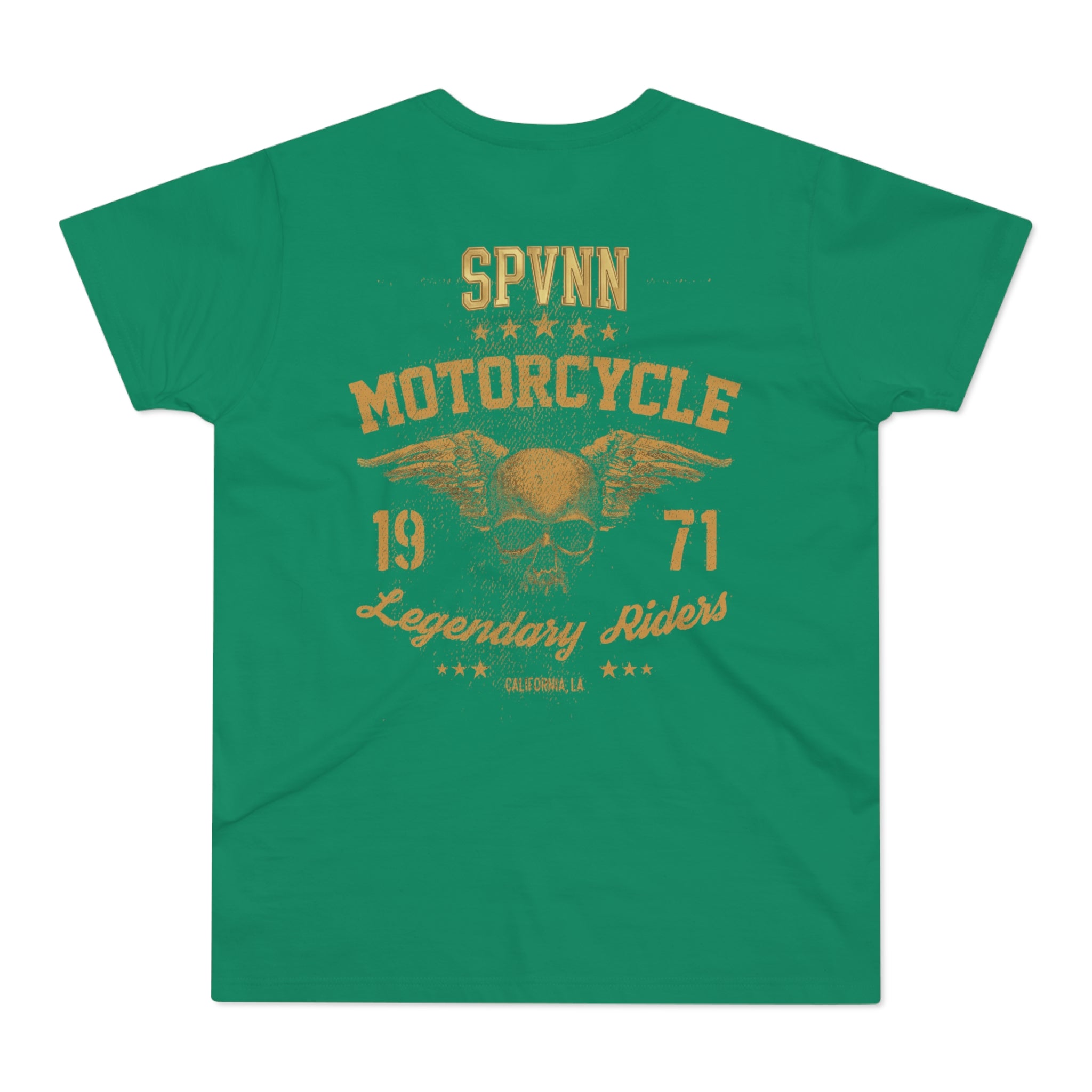 Motorcycle Skull T-Shirt — Vintage Biker Graphic Tee